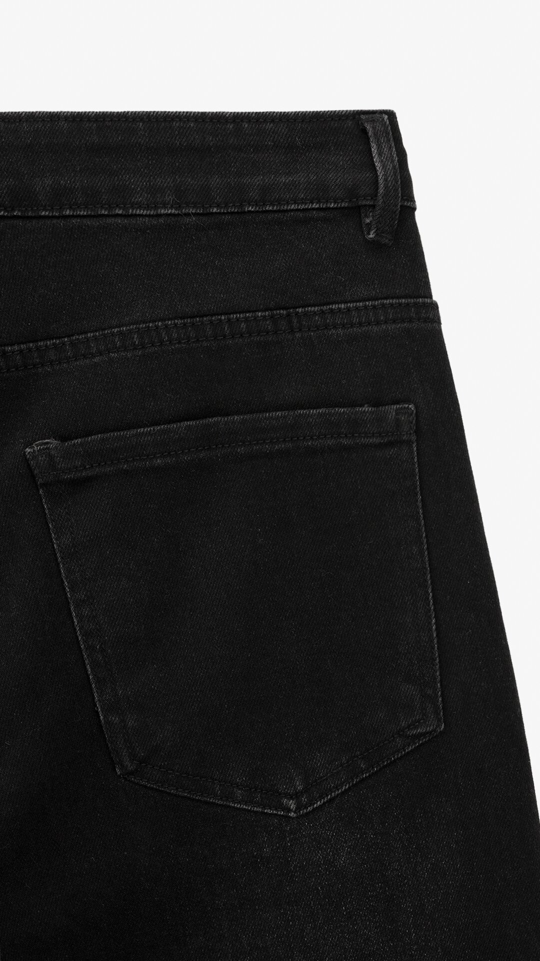 Купити Джинси Slim Fit однотонні чоловічі GENUA 2226 32 Чорний Артикул: 2000999385650 Фото повноекранне №10