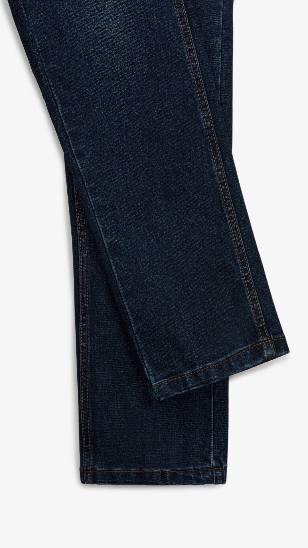 Джинсы Slim Fit однотонные мужские RB0081DT 27 Темно-синий  Фото №3
