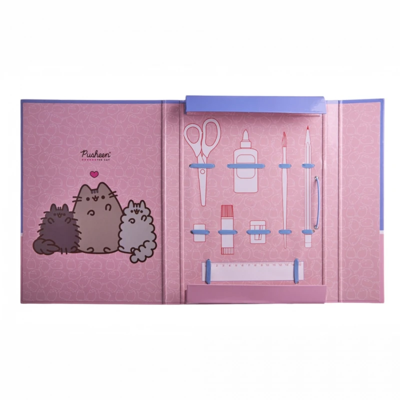 Папка для труда на резинке &quot;Pusheen&quot; Yes 500249 Разноцветный  Фото №1