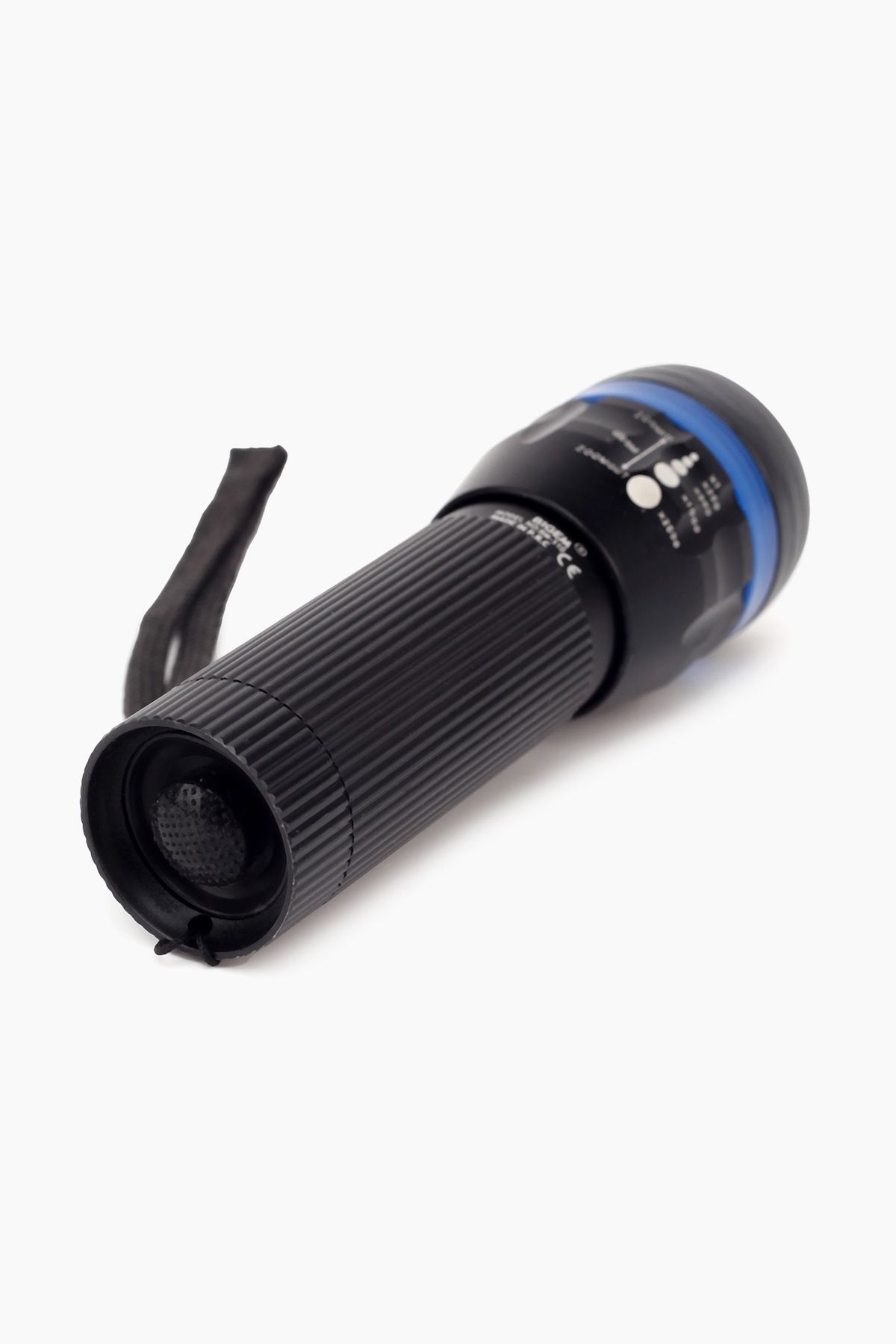 Ліхтарик ручний на батарейках ZOOM Синій Omer BM-310 (2000989456704)  Фото №2