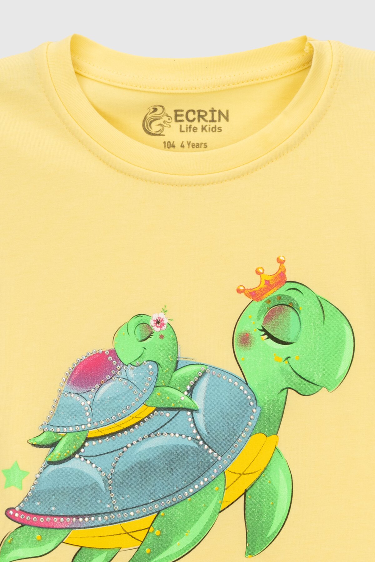 Футболка для девочки Ecrin 4270 86 см Желтый (2000990408068S)  Фото №8