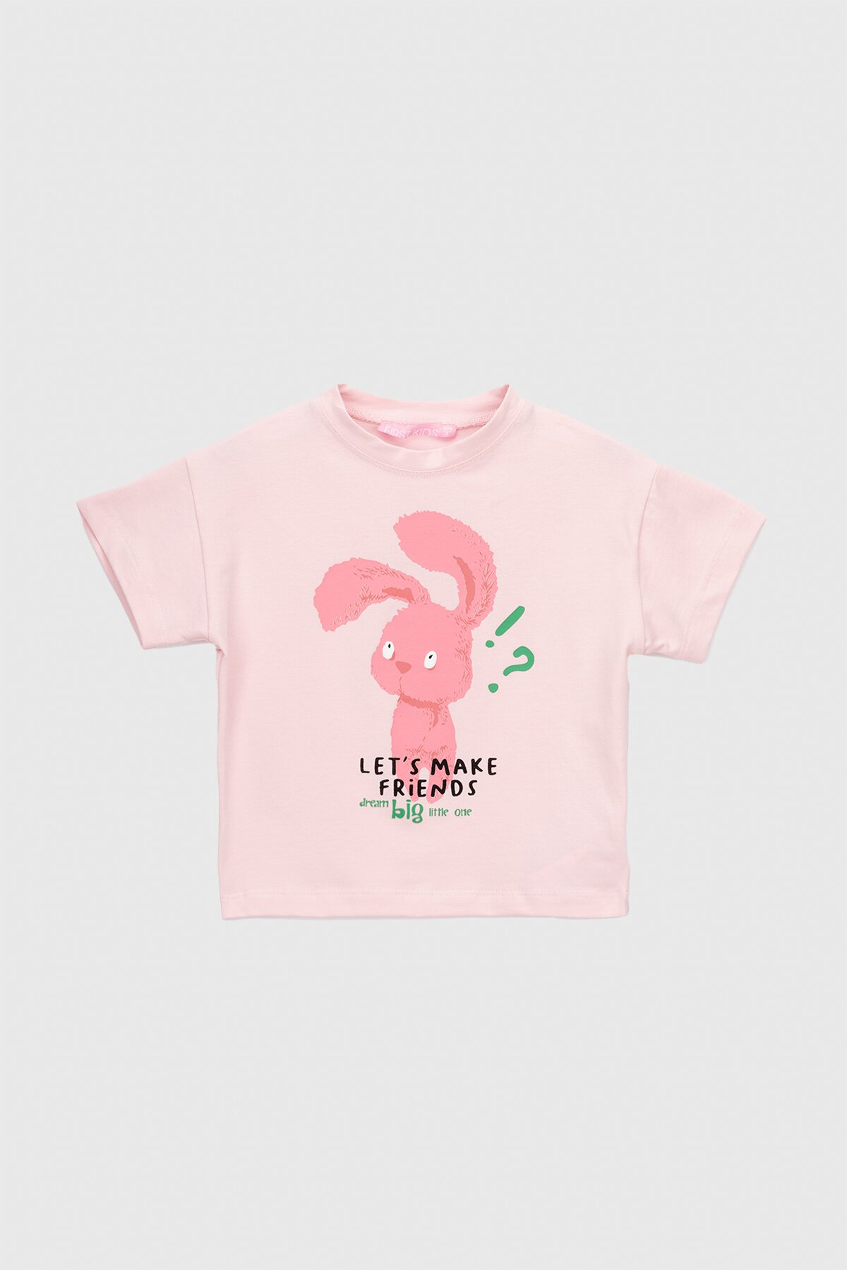 Футболка для девочки First Kids 0912 86 см Розовый (2000990439895S)  Фото №7