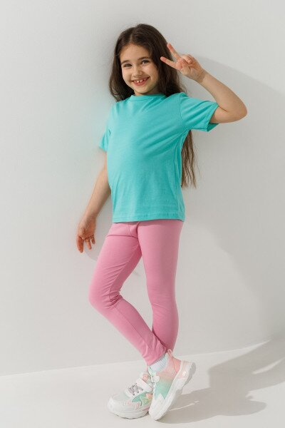 Купити Футболка однотонна унісекс ALG 2254061 128 см М'ятний Артикул: 2000991017030 Фото повноекранне №9