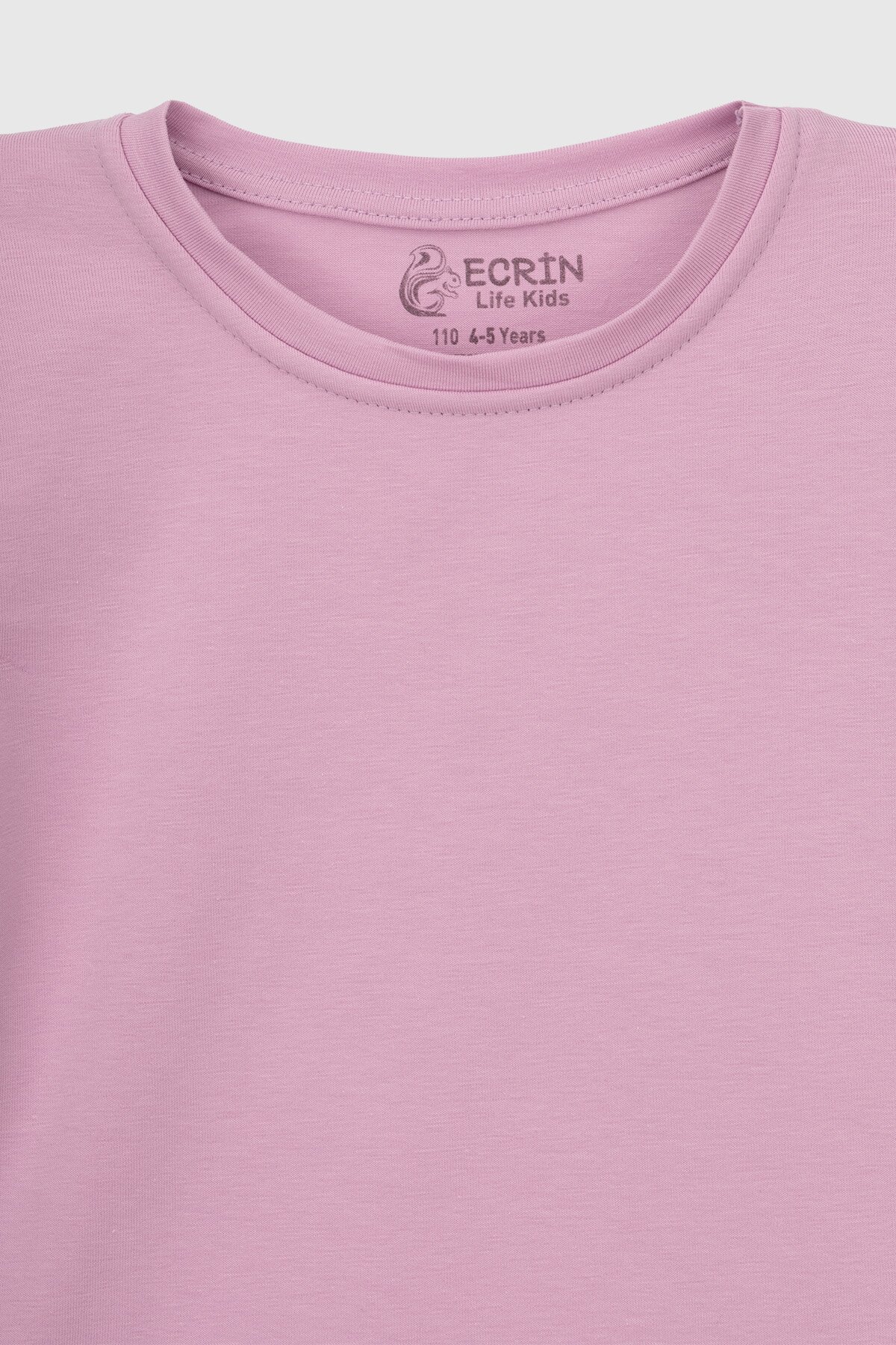 Футболка однотонна дитяча Ecrin 92110 104 см Бузковий (2000990179852A)  Фото №7