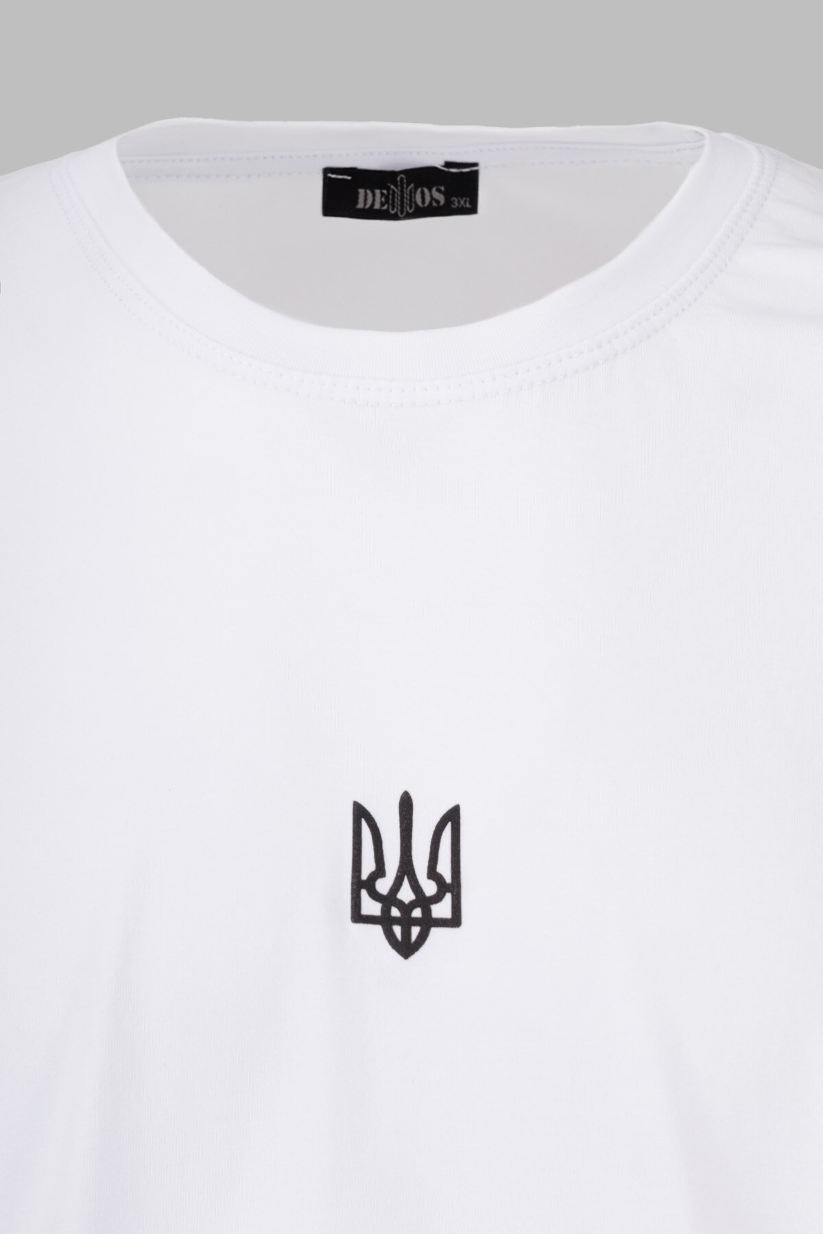 Футболка з принтом чоловіча Demos DMS-011 3XL Білий (2000989518341S)  Фото №6