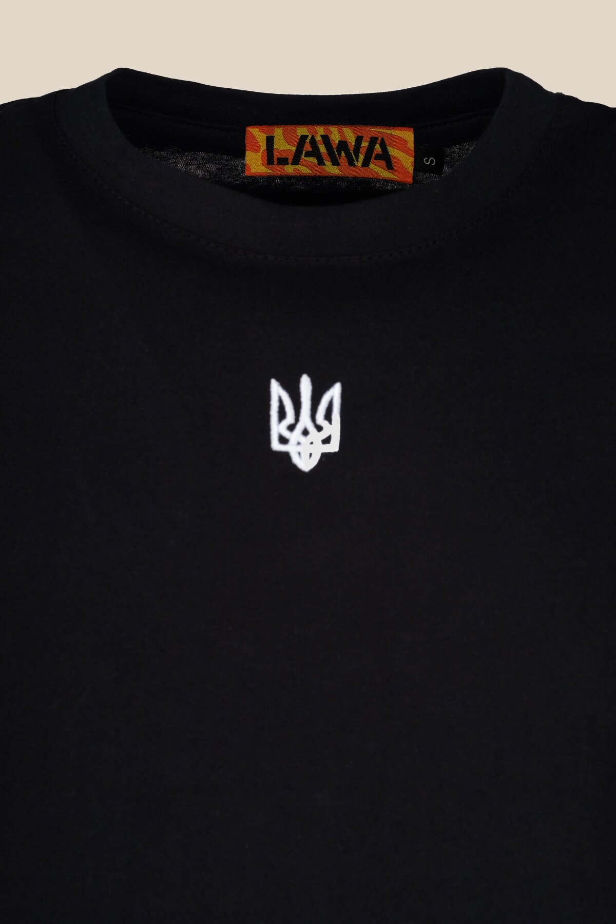 Футболка с принтом мужская Герб белый LAWA E-MB02307 S Черный  Фото №6