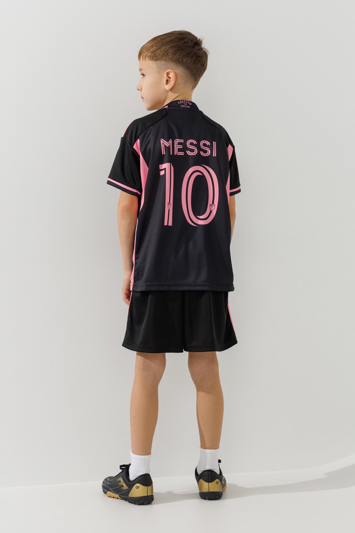 Футбольна форма для хлопчика BLD INTER MESSI 104 см Чорний  Фото №3