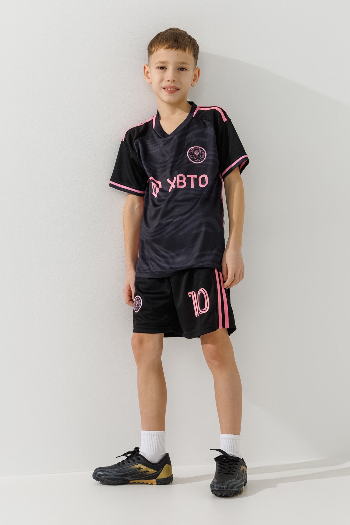 Футбольна форма для хлопчика BLD INTER MESSI 104 см Чорний  Фото №2