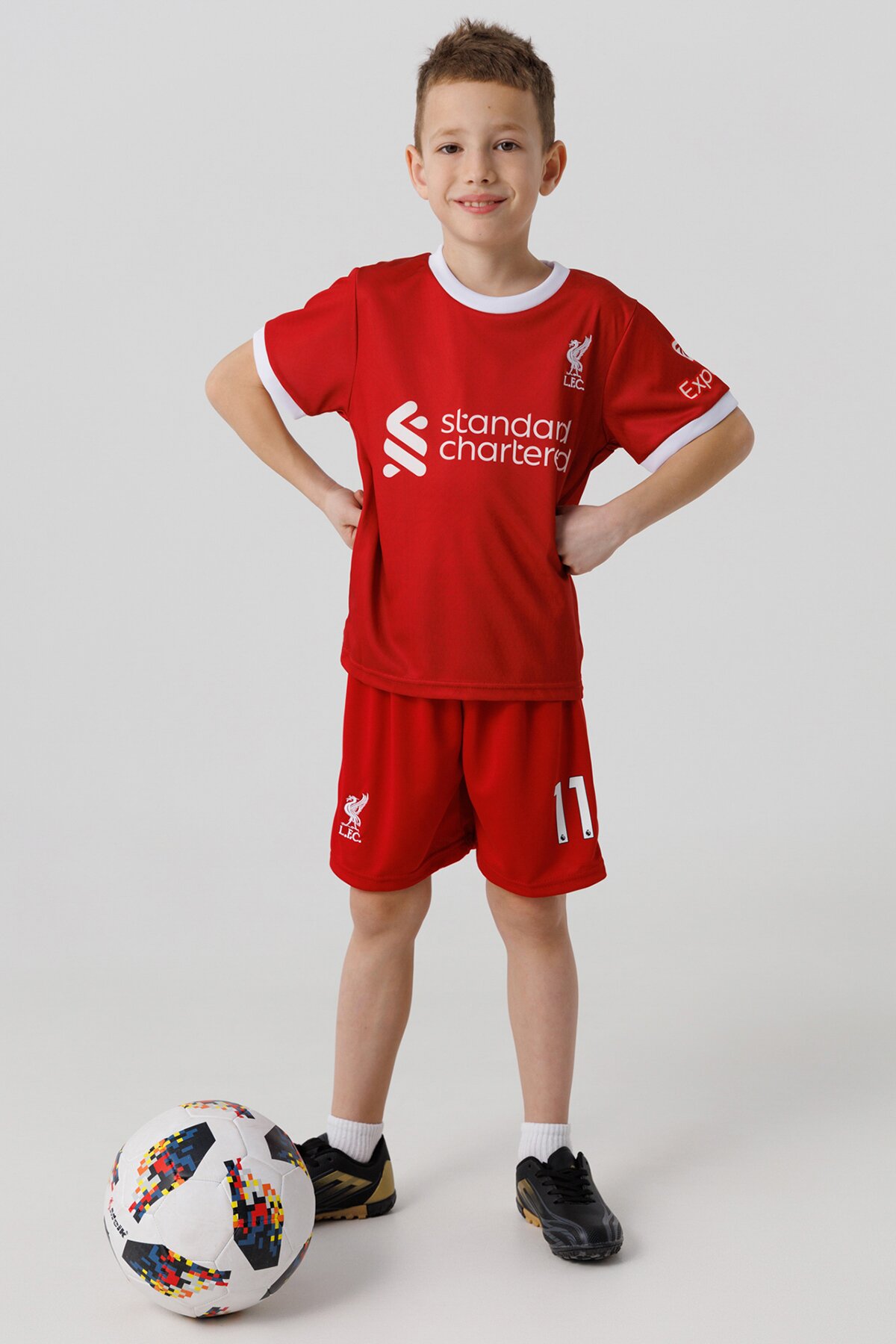 Футбольна форма для хлопчика BLD ЛІВЕРПУЛЬ SALAH 110 см Червоний (2000904755417A)  Фото №0