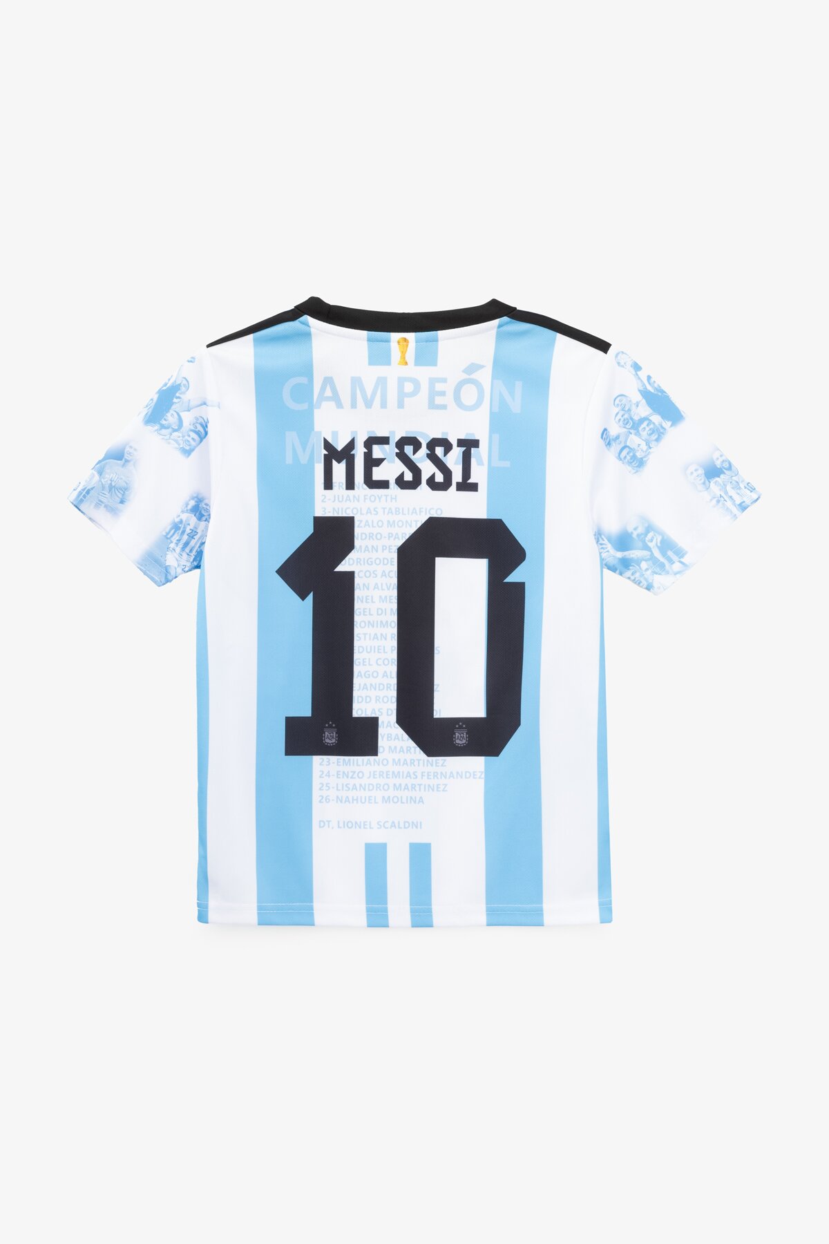 Футбольная форма для мальчика BLD АРГЕНТИНА MESSI 104 см Бело-голубой  Фото №8