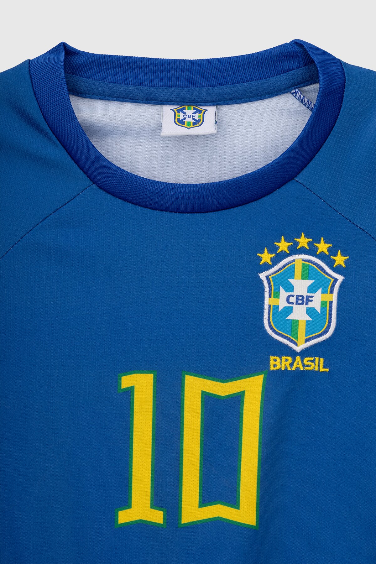 Футбольна форма для хлопчика BLD БРАЗІЛІЯ NEYMAR 110 см Синій (2000990366771A)  Фото №9