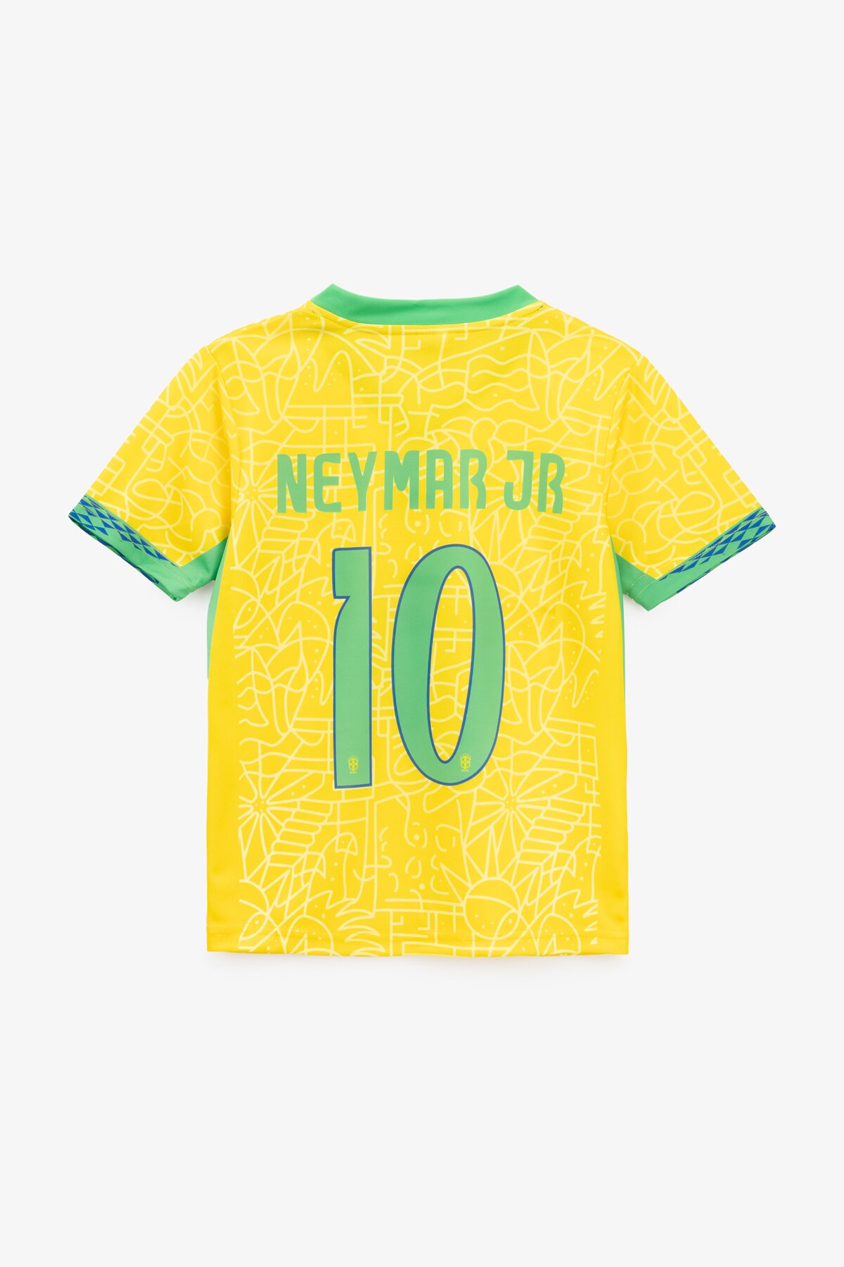 Футбольная форма для мальчика BLD БРАЗИЛИЯ NEYMAR JR 116 см Желтый  Фото №8