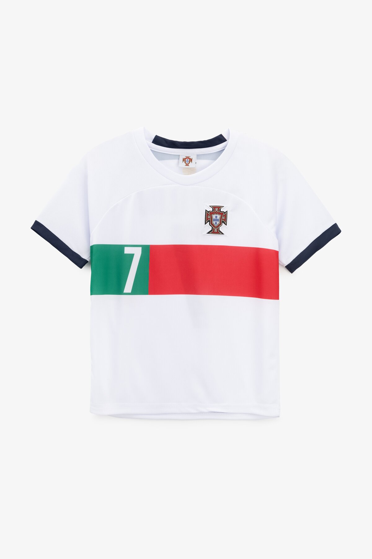 Футбольна форма для хлопчика BLD ПОРТУГАЛІЯ RONALDO 110 см Білий  Фото №6