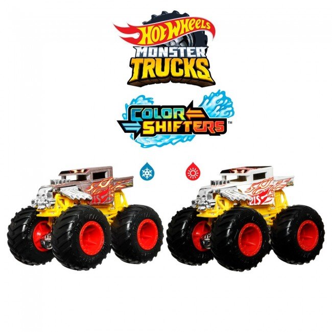 Машинка-позашляховик &quot;Зміни колір&quot; серії &quot;Monster Trucks&quot; Hot Wheels HGX06 Різнокольоровий  Фото №0