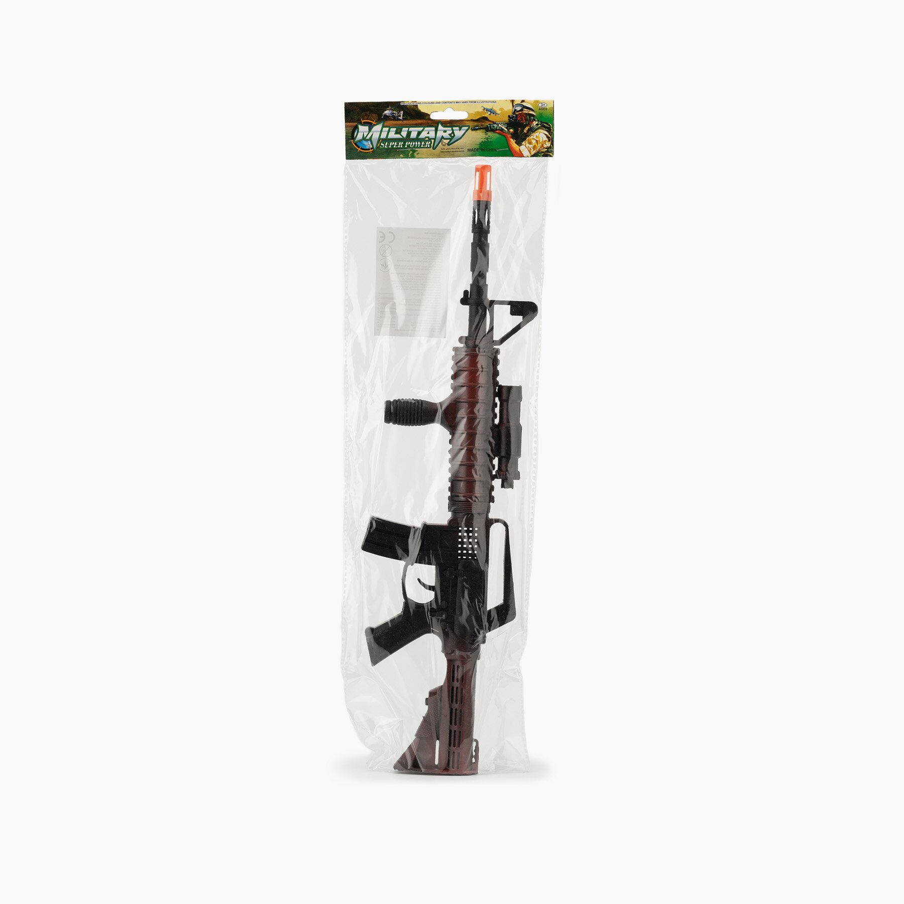 Іграшка Автомат-трещітка M49-3 Чорний (2000989869733)  Фото №4