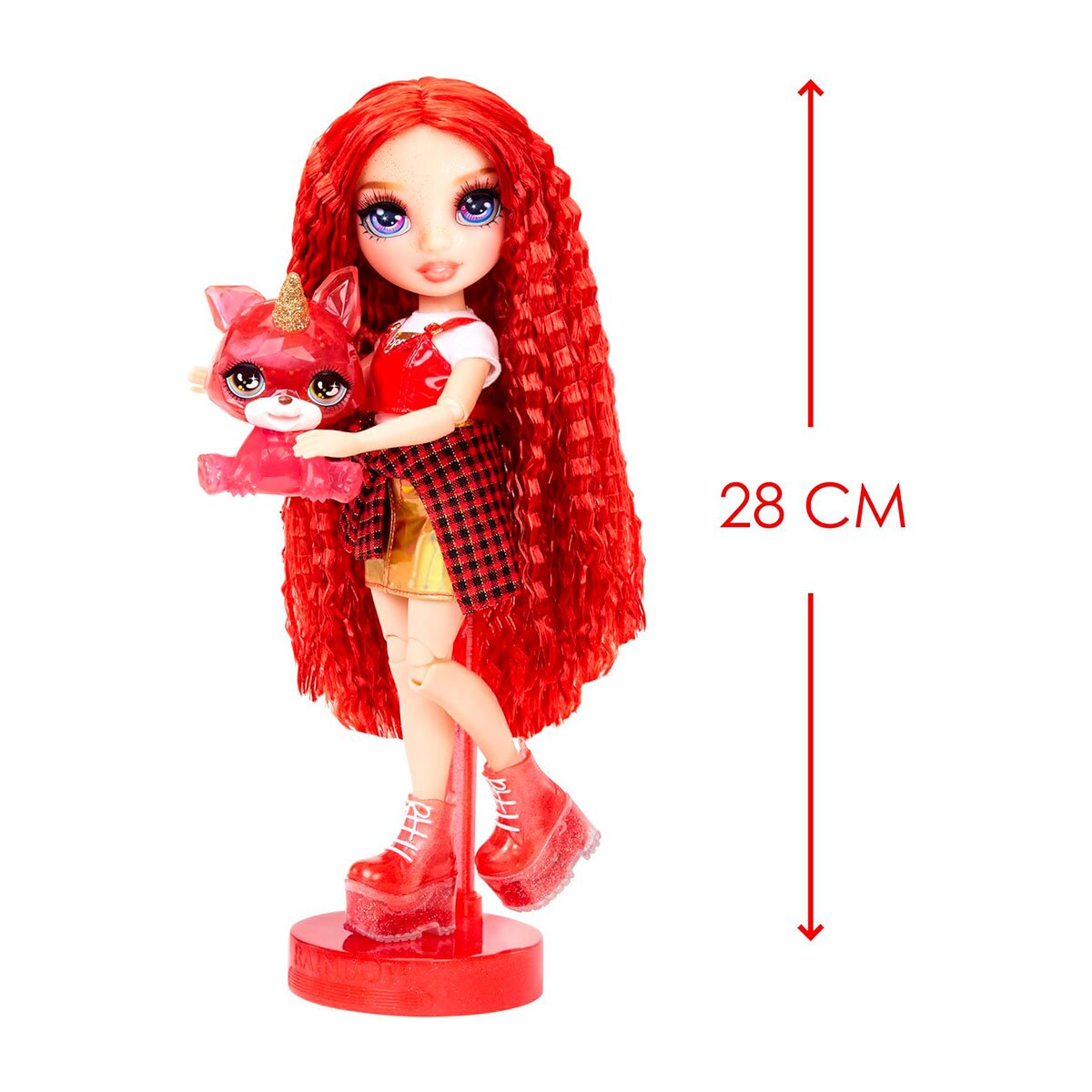 Игровой набор с куклой RAINBOW HIGH серии &quot;Classic&quot; - РУБИ со слаймом 120179 Разноцветный (6900007419963)  Фото №1