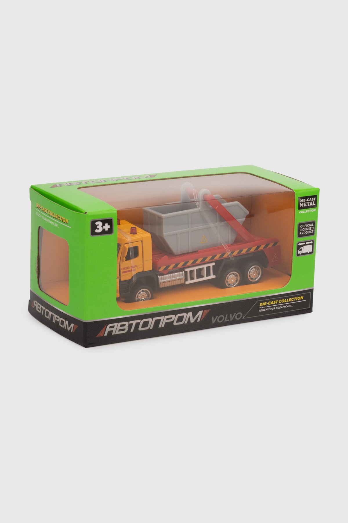 Игрушка Грузовик АВТОПРОМ 67706K Желто-серый (2000990730831)  Фото №6