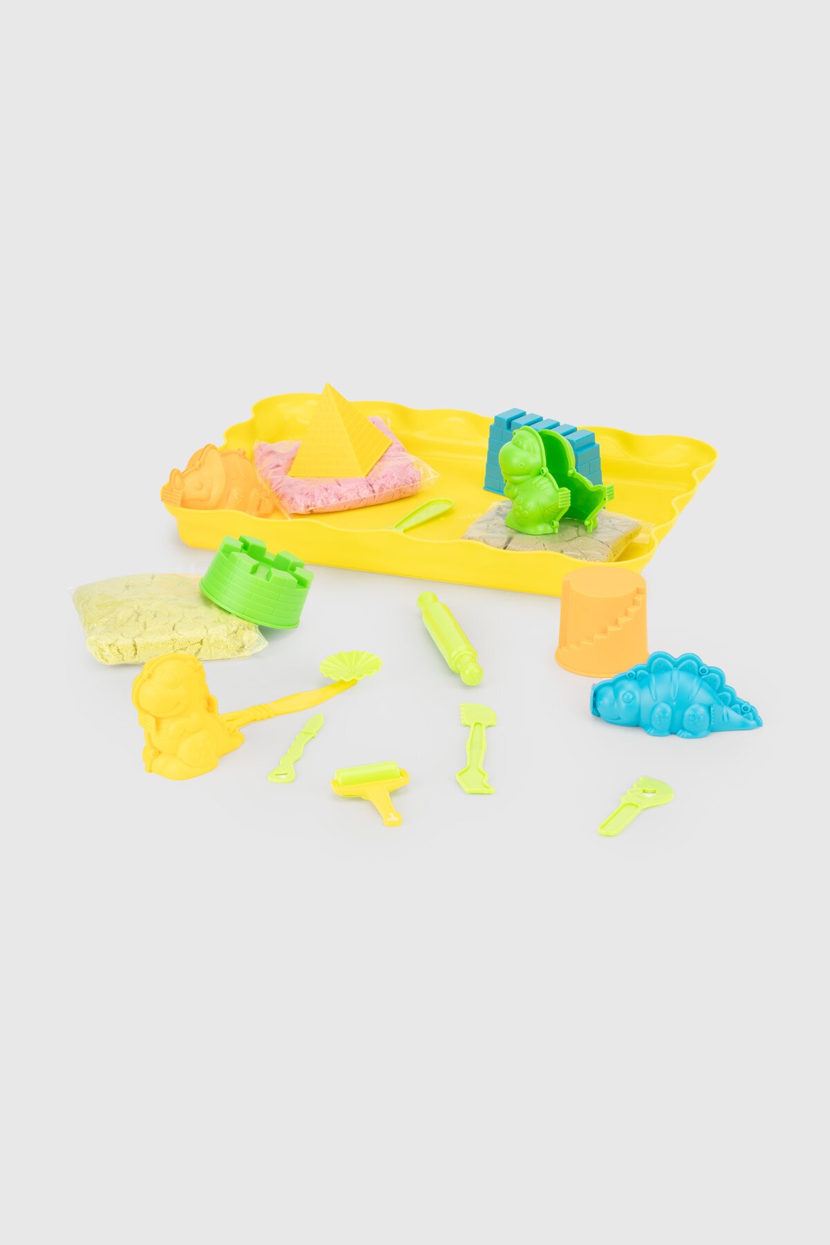 Игрушка игра &quot;Живой песок&quot; ДИНОЗАВР WLN-45/46/47 Разноцветный (6969053241317)  Фото №1