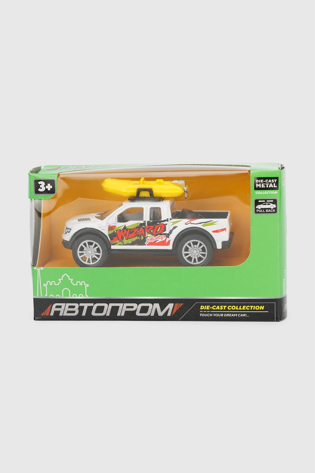 Игрушка машина Внедорожник с лодкой АВТОПРОМ AP7435 Белый (2000990643063)  Фото №3