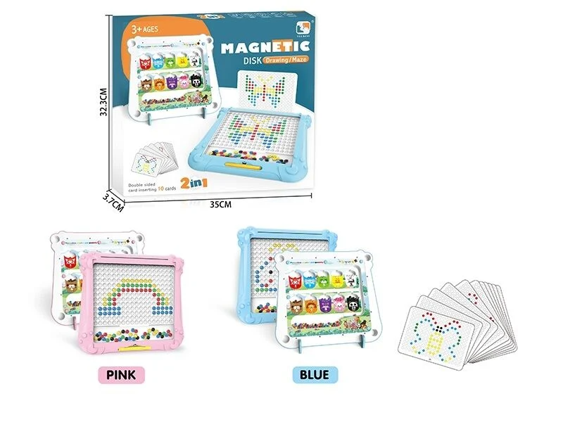 Игрушка мозаика двухсторонняя магнитная TSQ4 Голубой