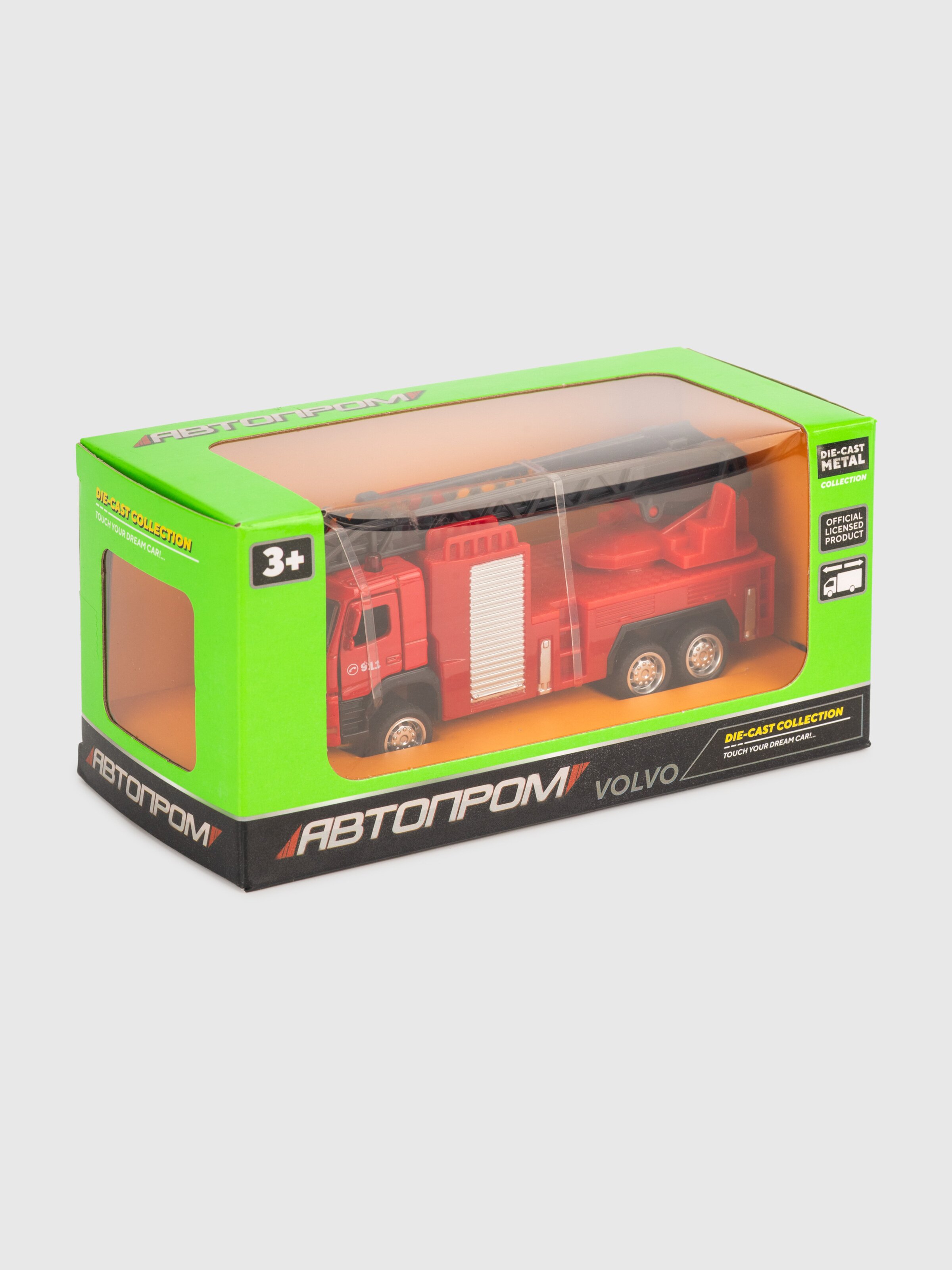 Игрушка пожарная машина АВТОПРОМ 67394K Разноцветный (4897071927307)  Фото №4