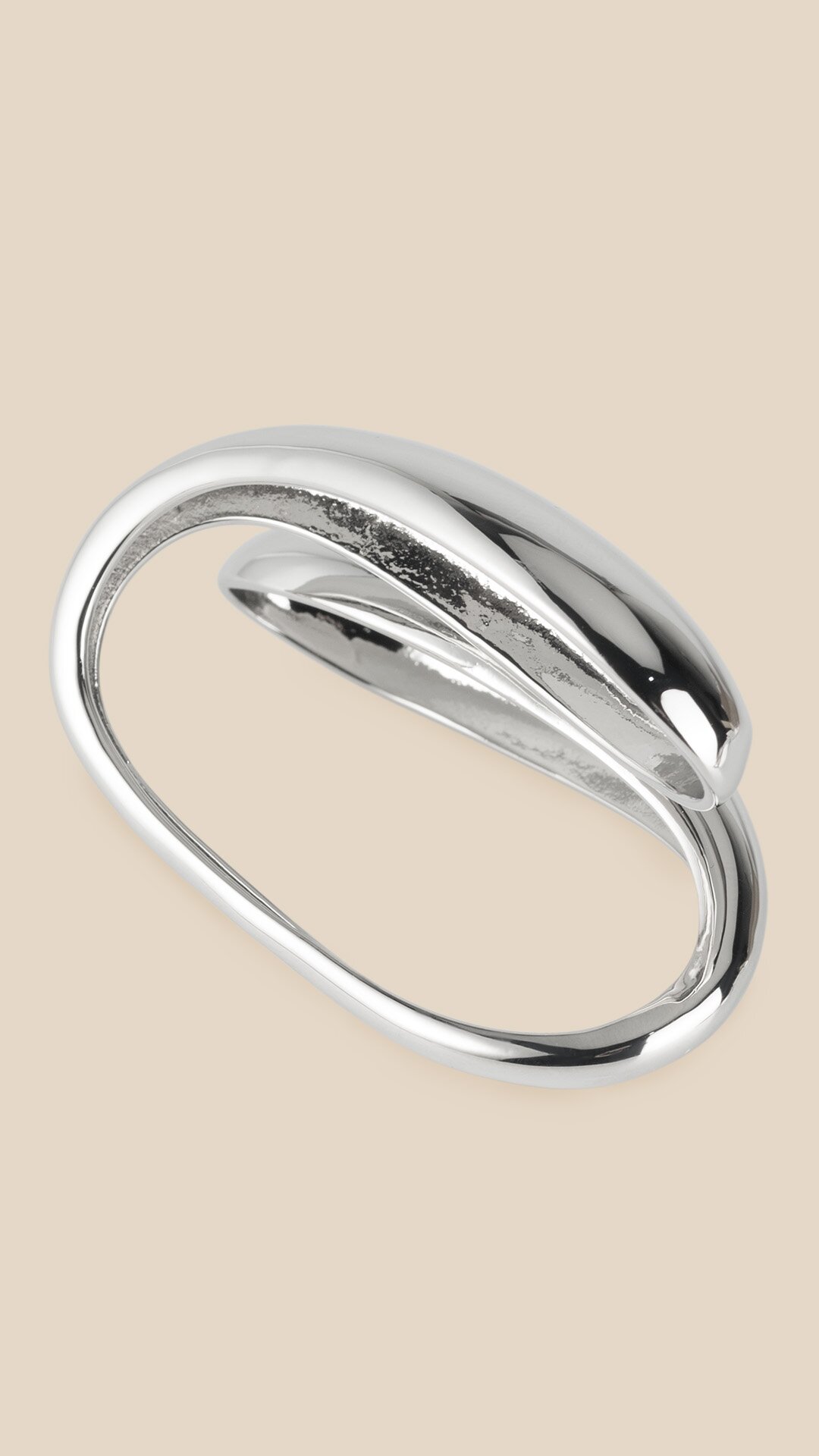 Купити Каблучка жіноча "Sculptural metal" LAWA WTJ02630 Срібний Артикул: 2000999550898 Фото повноекранне №2