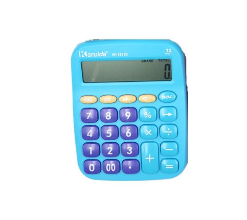 Калькулятор KK-3825B Блакитний (2000990711700)(SC)