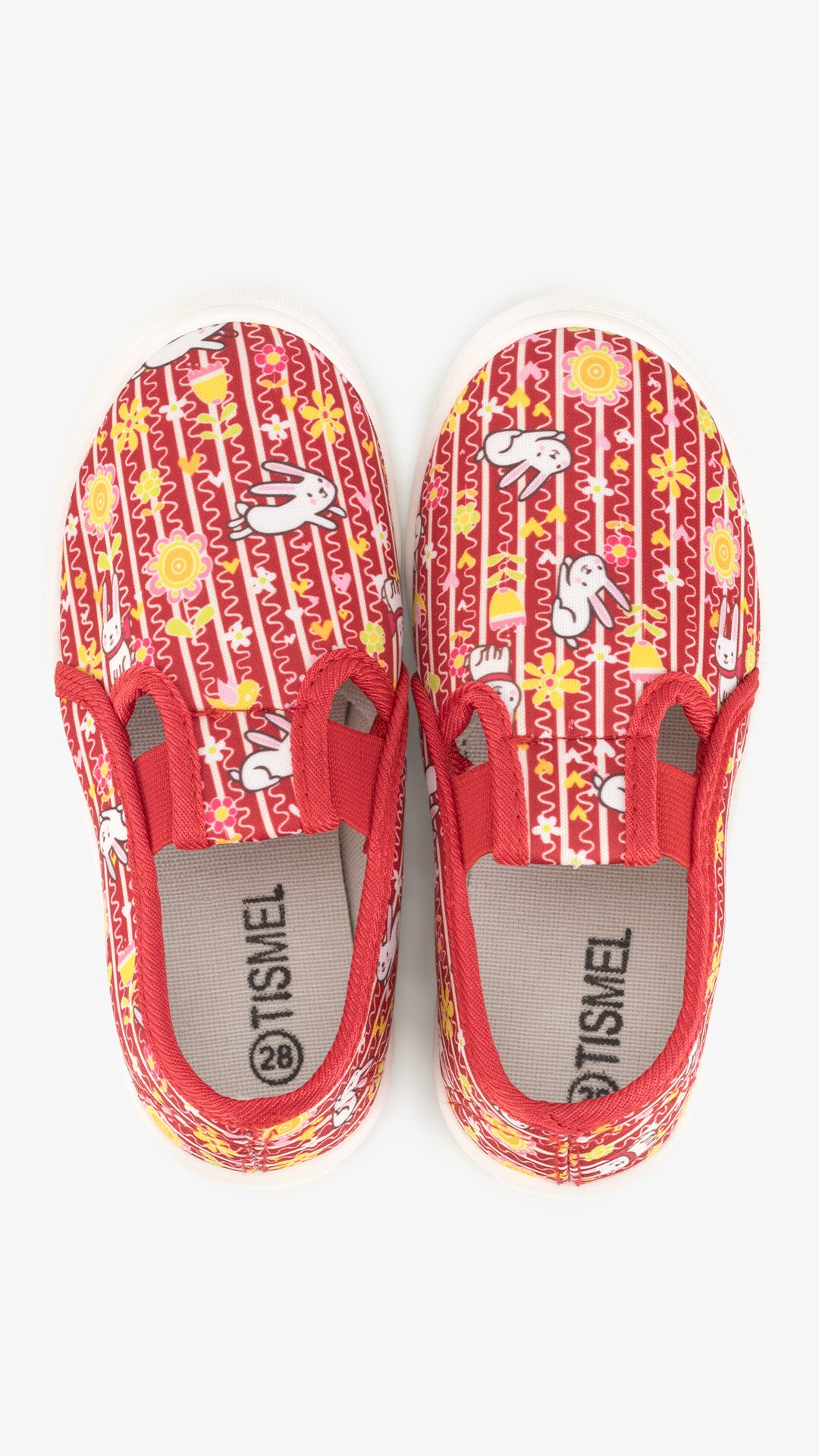 Купити Капці для дівчинки TISMEL DS-15A 24 Червоний Артикул: 2000999316210 Фото повноекранне №8