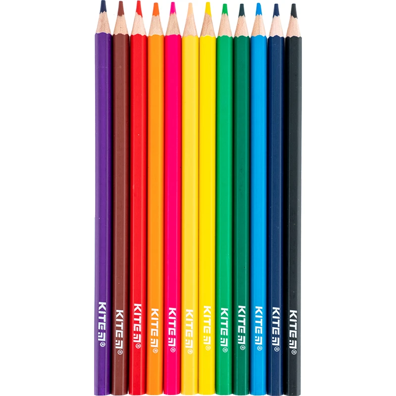 Карандаши цветные Classic Kite K-051 12 цветов (4063276185808)(SC)  Фото №2