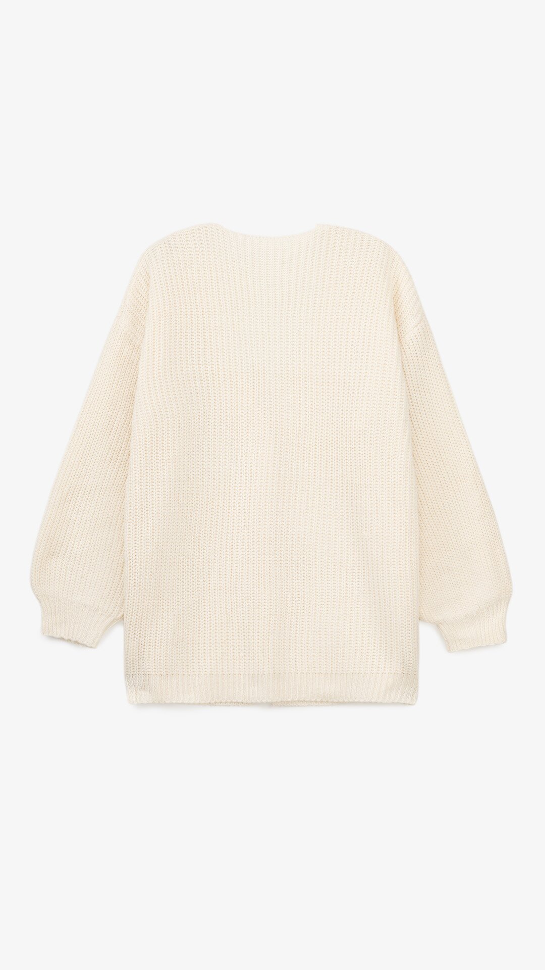 Кардиган однотонный женский 1025 One Size Молочный  Фото №3
