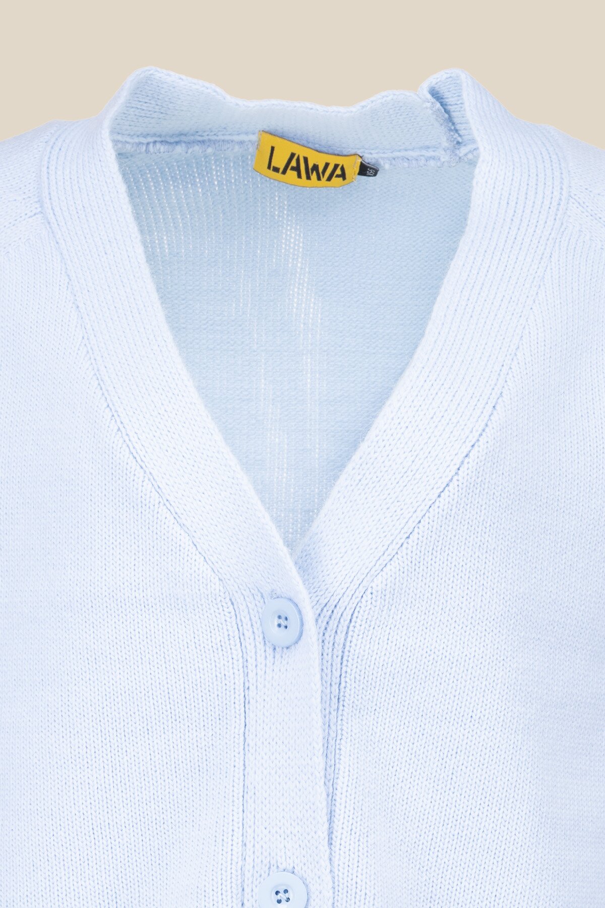 Кардиган однотонний жіночий LAWA WTC02398 XS/S Блакитний  Фото №6