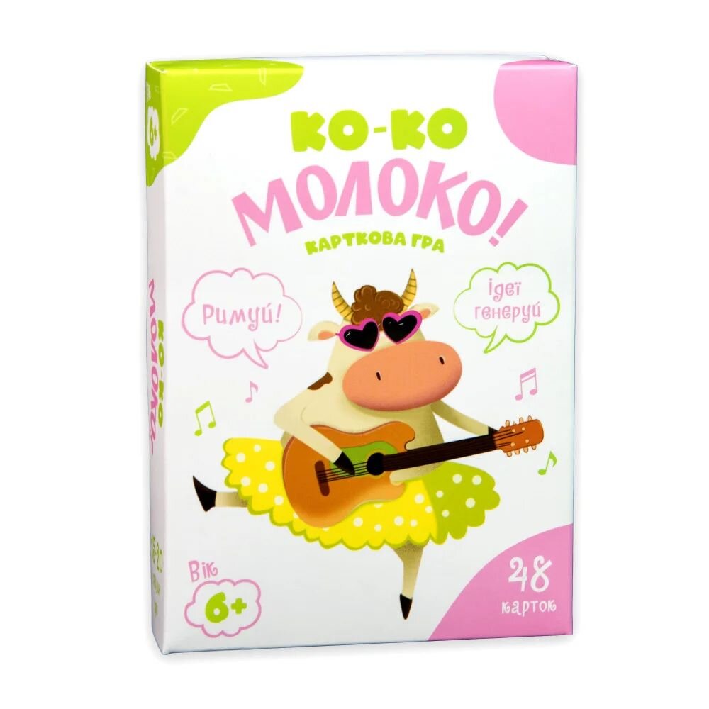 Карточная игра Strateg Ко-ко Молоко 30386 (4823113847869)  Фото №0