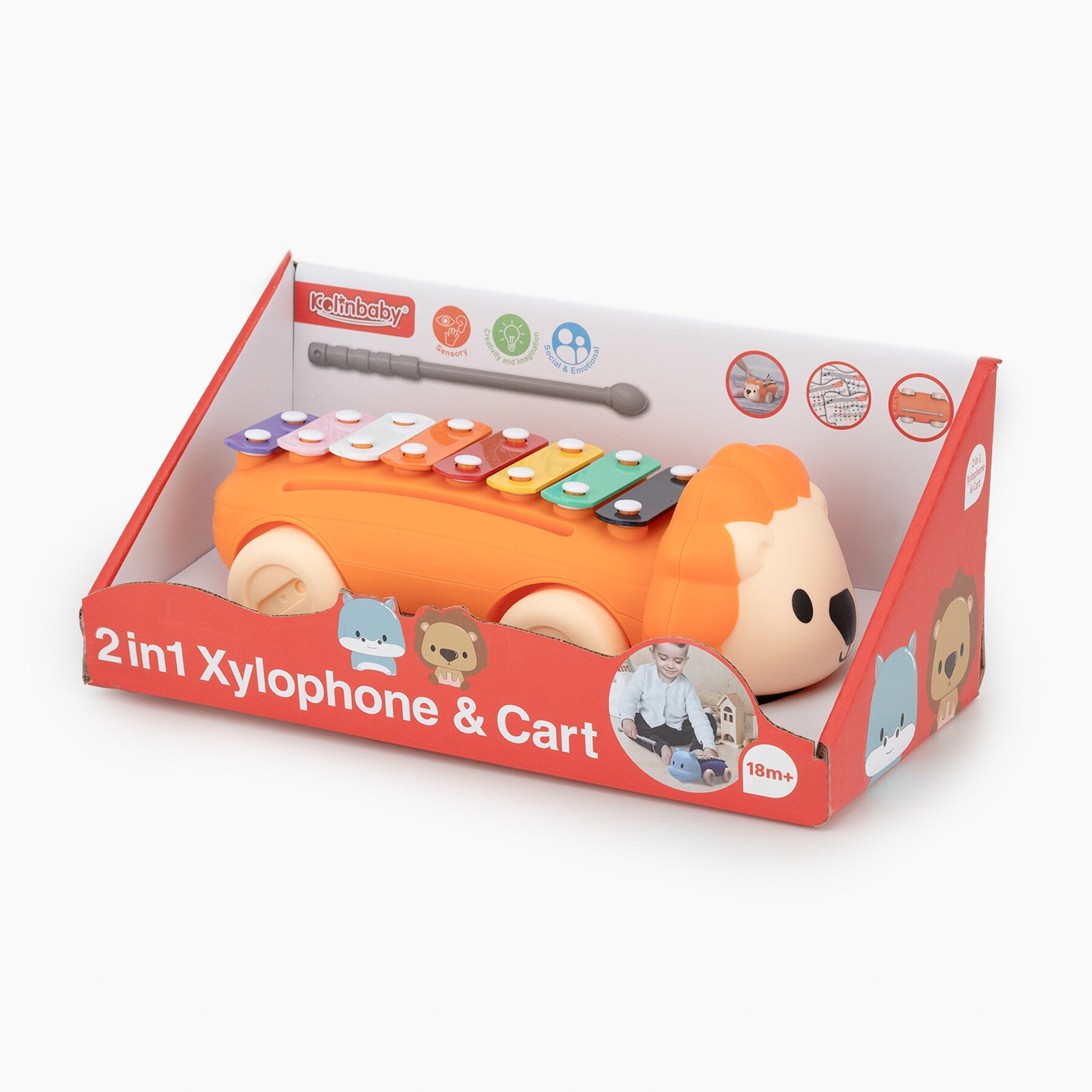 Каталочка-ксилофон ZHAN AO YOY 1002E-A Разноцветный (2002012742846)  Фото №2