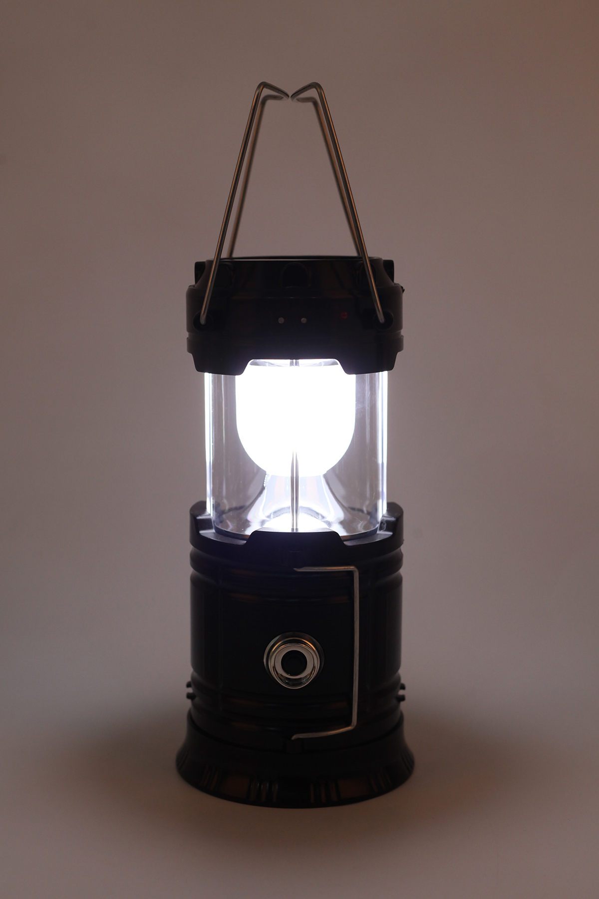 Кемпинговый LED фонарь, Черный MH-5800T с USB аккумуляторный с солнечной панелью MH-5800T (2000989474265)  Фото №4