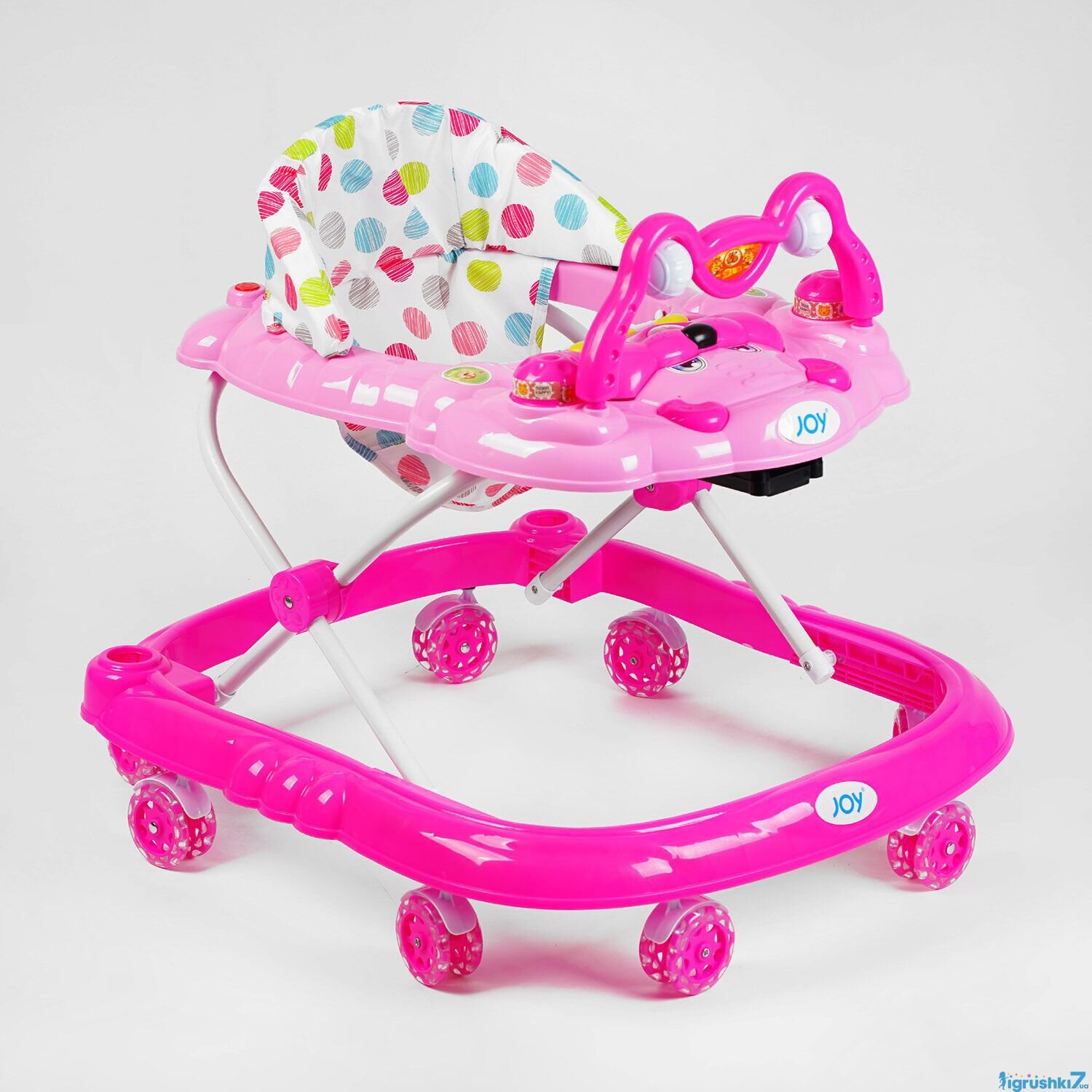 Ходунки Joy TK1504 Розовый (6989177360022)