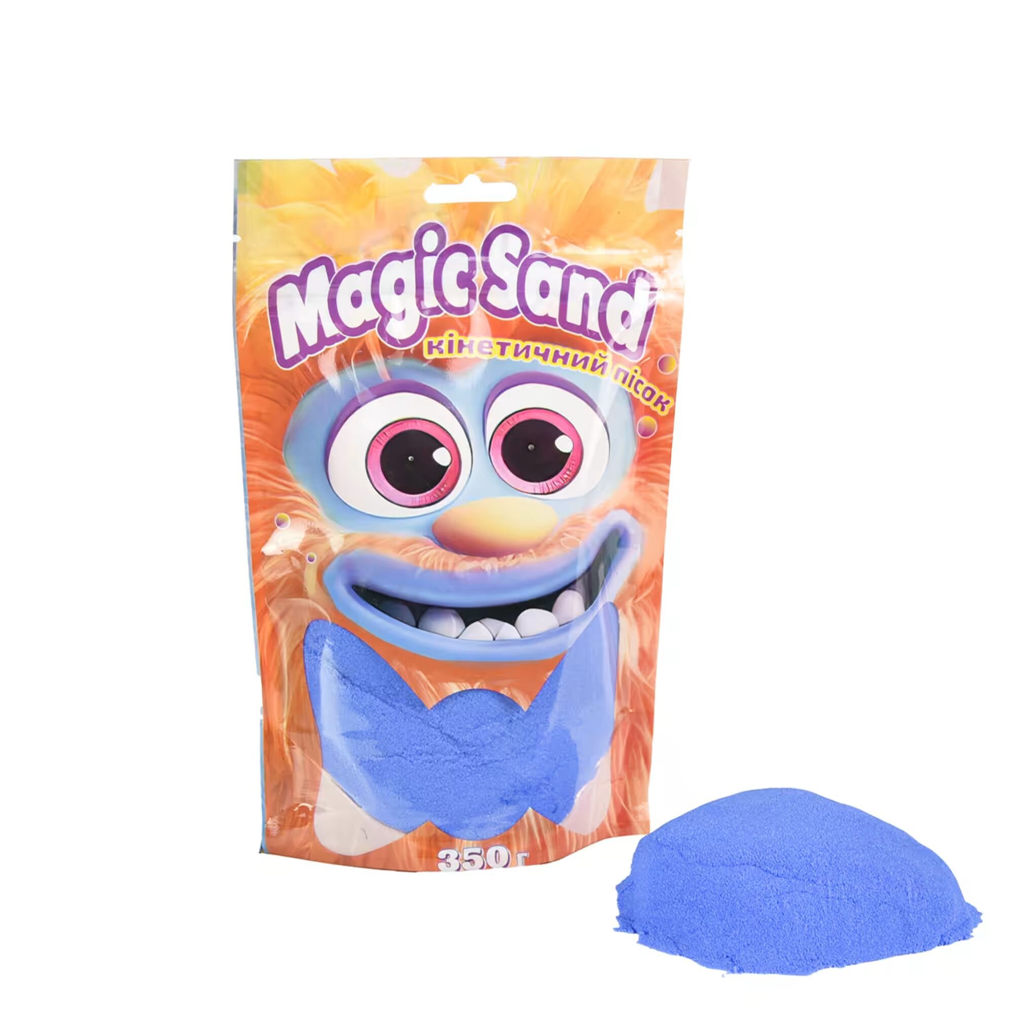 Кінетичний пісок Strateg Magic sand в пакеті 350 г 39402-9 Синій
