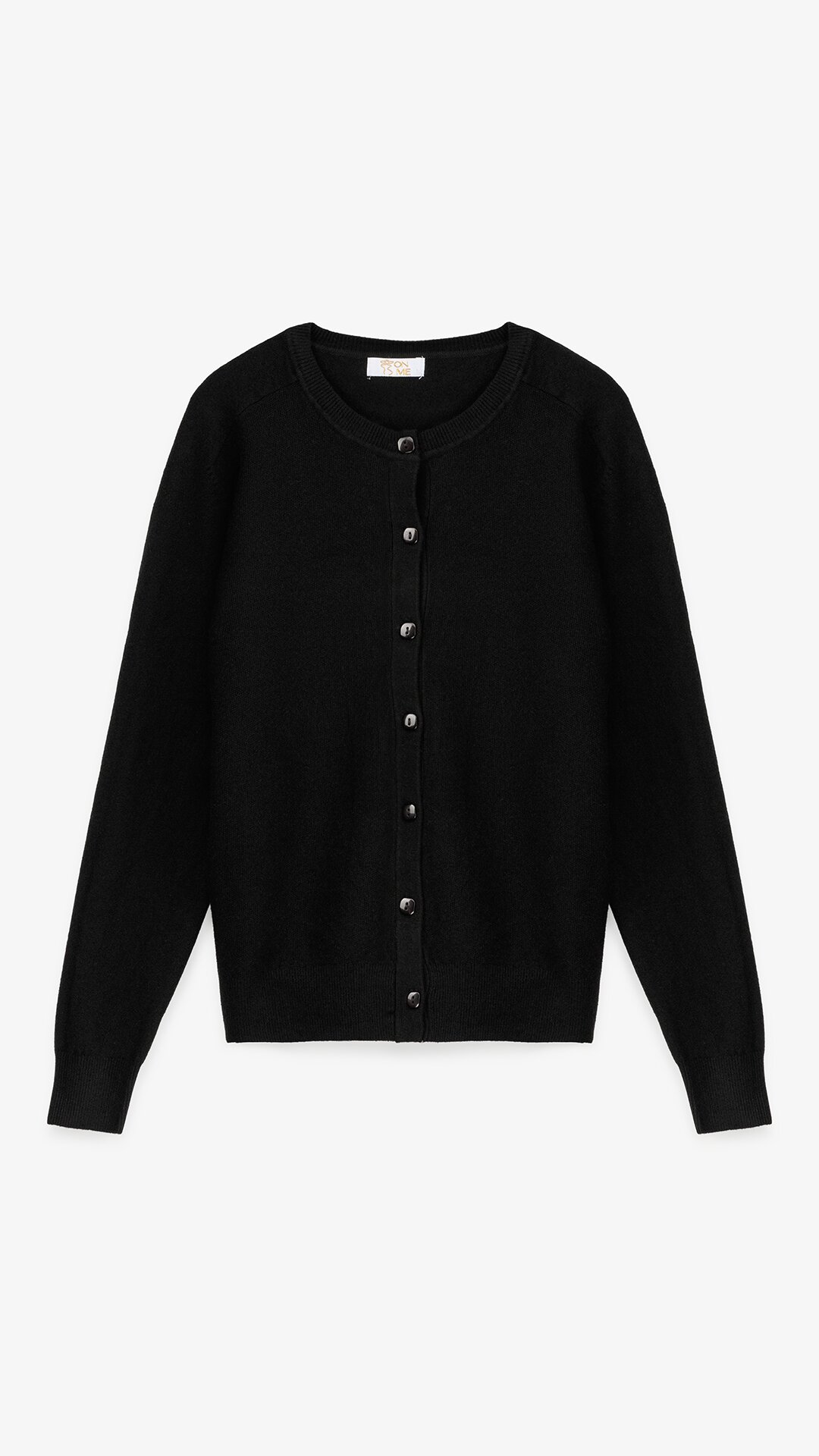 Кофта однотонная женская On me T23163 One Size Черный  Фото №5
