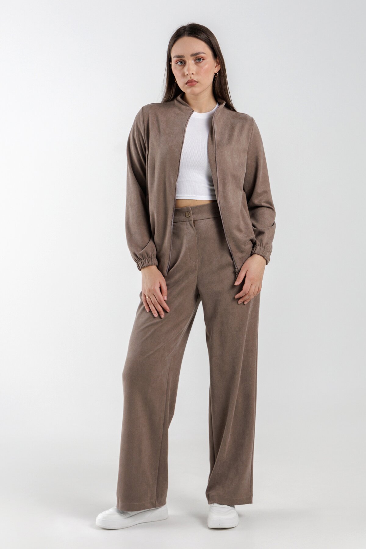 Кофта жіноча 2408-K 2XL Коричневий (2000990436917D)  Фото №5