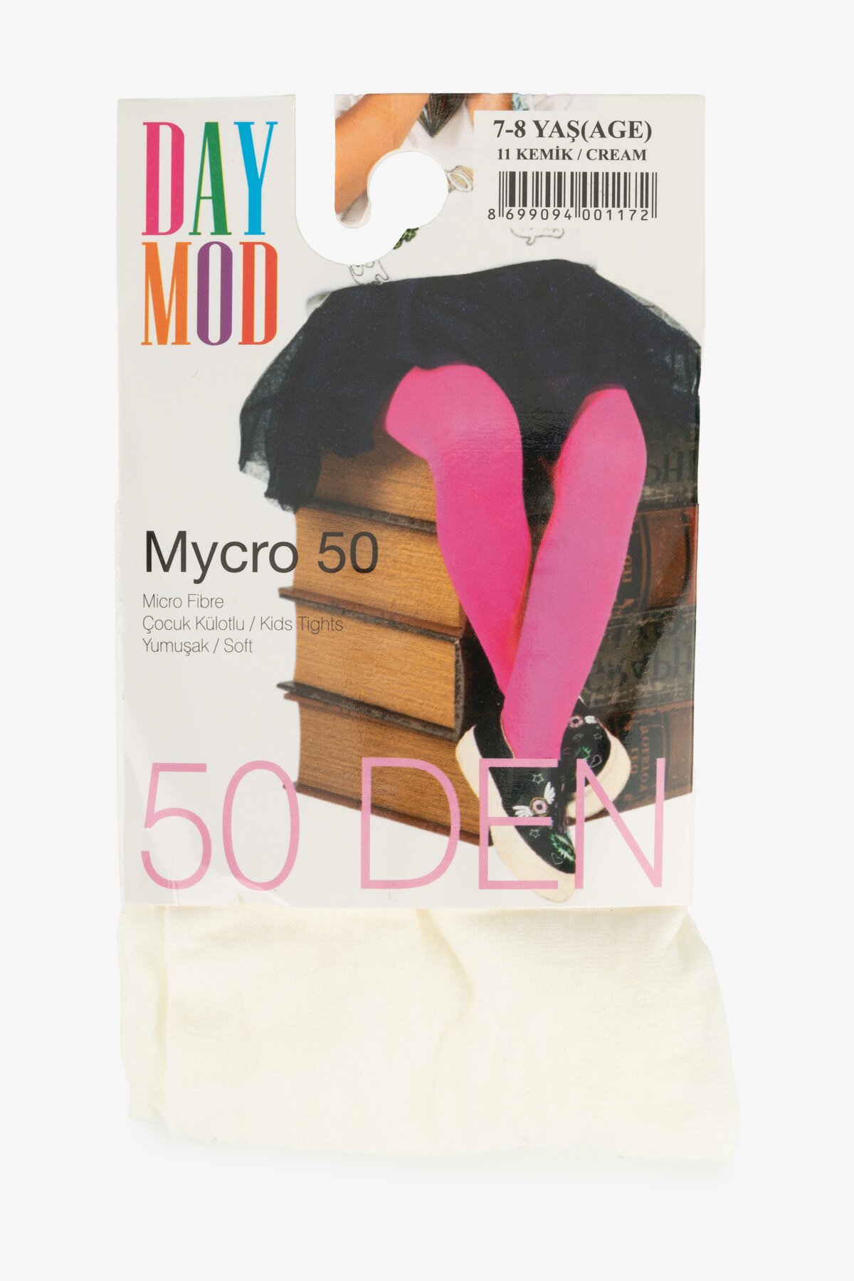 Колготы для девочки Day Mod Mycro 50 Den 11-12 лет Молочный