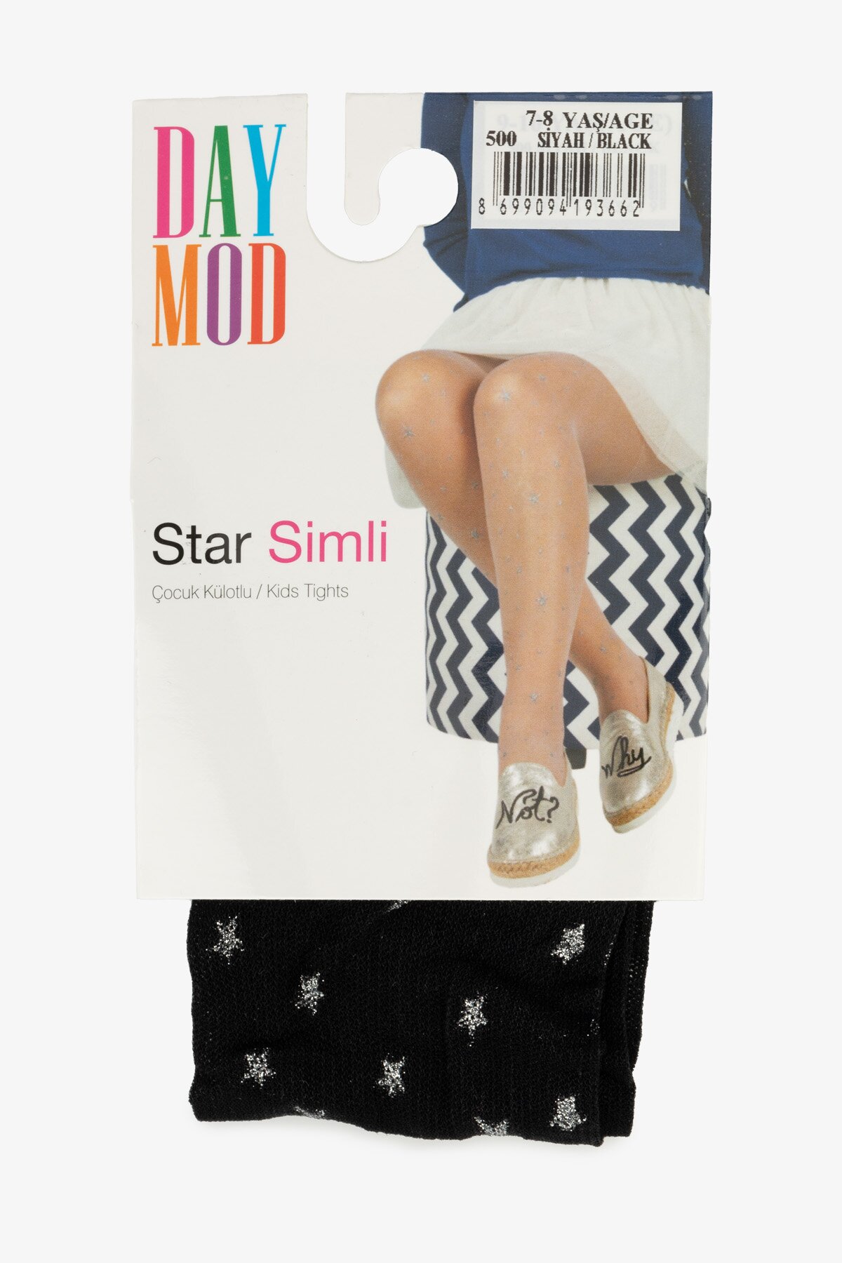 Купить Колготы для девочки Day Mod Star Simli 30 Den 9-10 лет Черный Артикул: 2000991068155