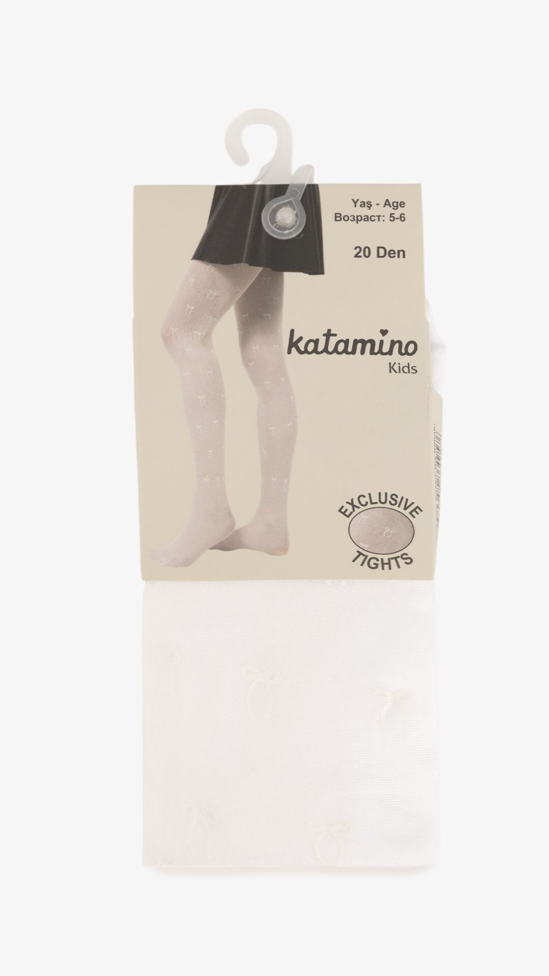 Колготки для девочки Katomino K32345 134-140 см Белый  Фото №3