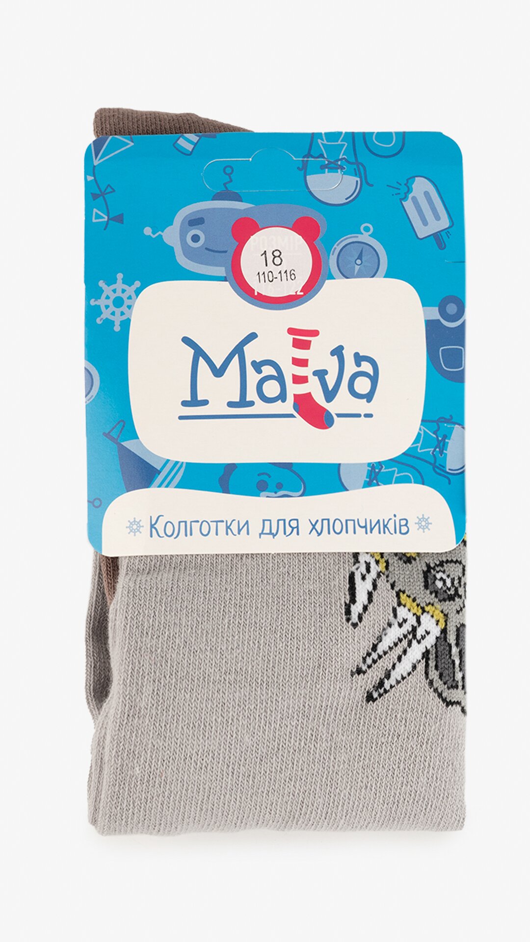 Купити Колготи для хлопчика 5301 110-116 см Сірий Артикул: 2000999513213 Фото повноекранне №4