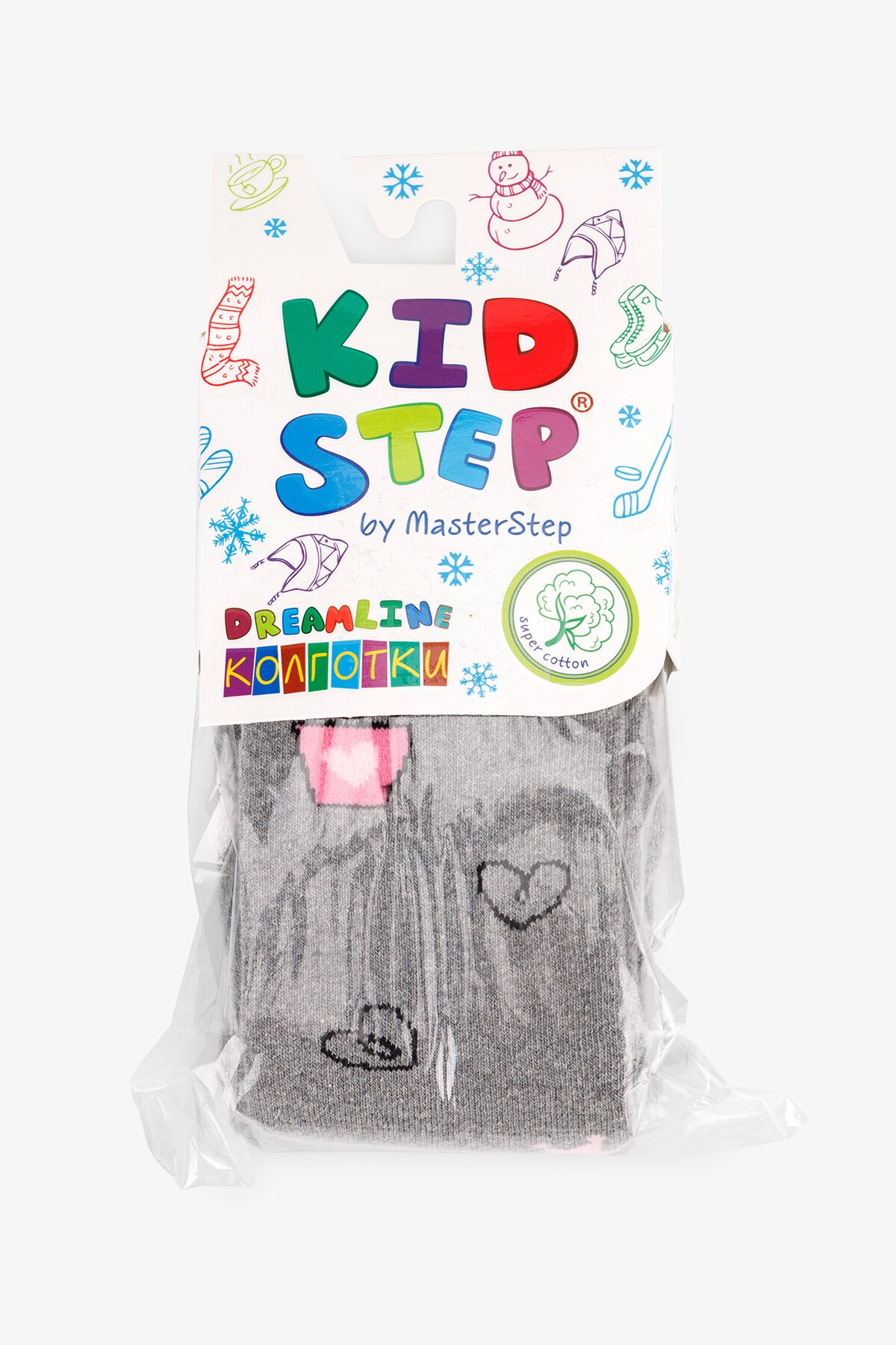 Колготы для девочки Master Step 5501 Подарок 104-110 см Серый  Фото №3