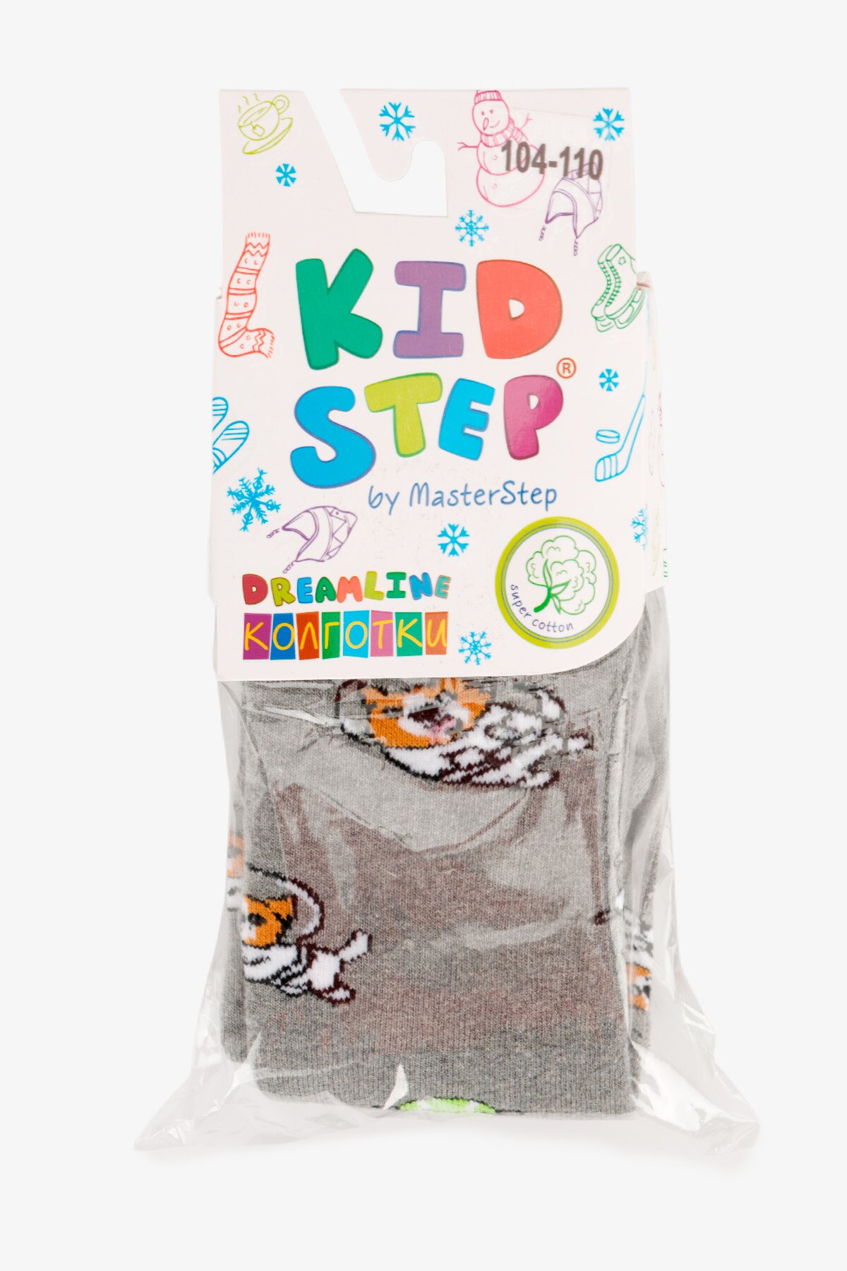 Колготи для хлопчика Master Step 5501 Коргі 104-110 см Сірий  Фото №5