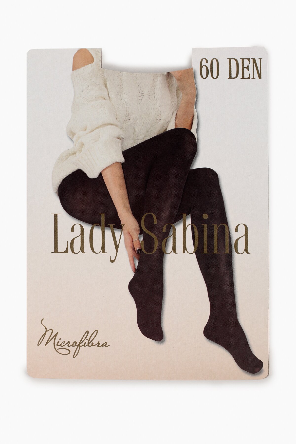 Колготы Lady Sabina 60den 2 Черный (2000989200901A)  Фото №4