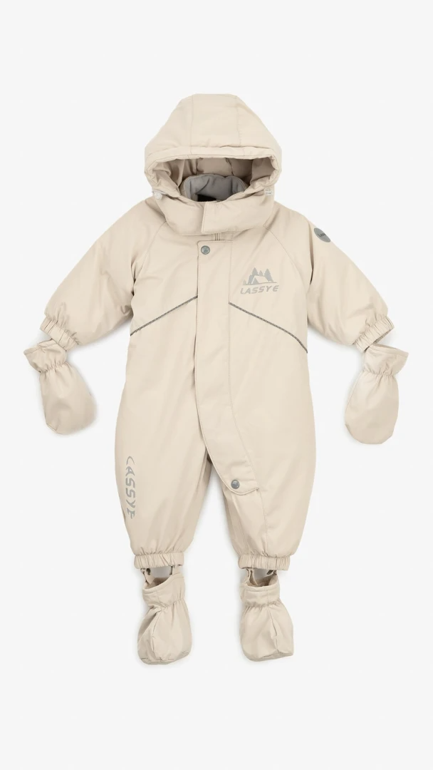 Купити Комбінезон для дівчинки Snowgenius D890-01 62 см Бежевий Артикул: 2000999146176 Фото повноекранне №1