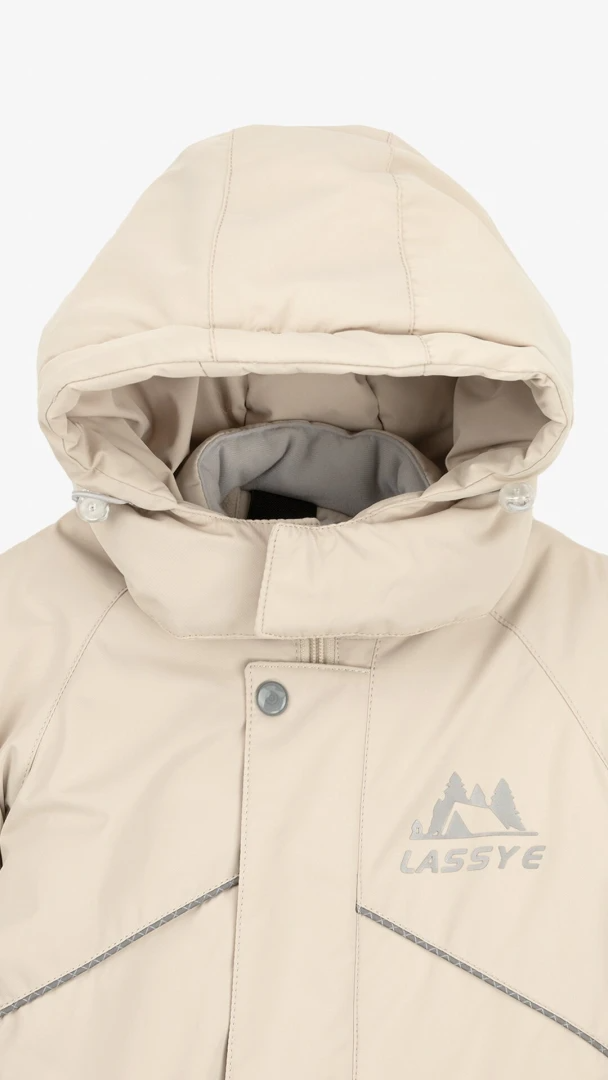 Купити Комбінезон для дівчинки Snowgenius D890-01 62 см Бежевий Артикул: 2000999146176 Фото повноекранне №2