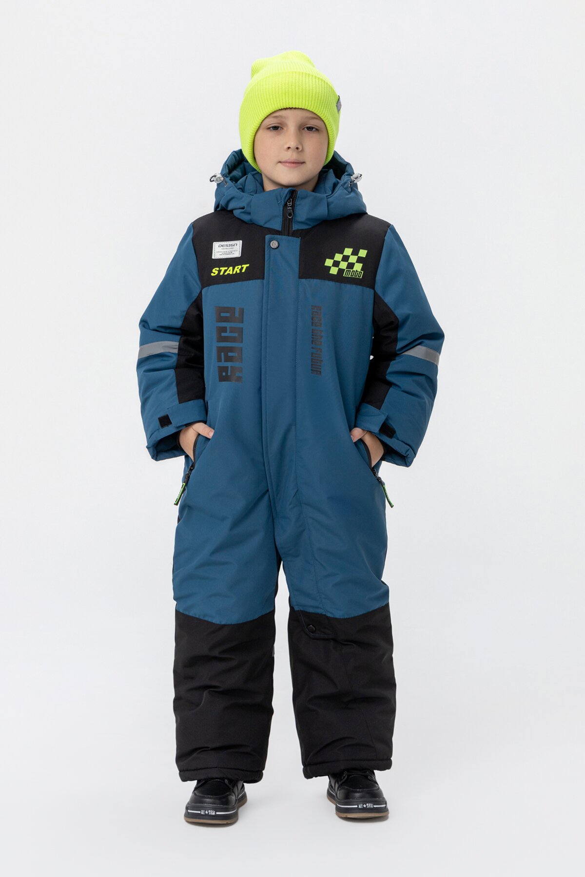 Комбінезон для хлопчика Snowgenius H20-011 116 см Темно-синій (2000989628156W)  Фото №0