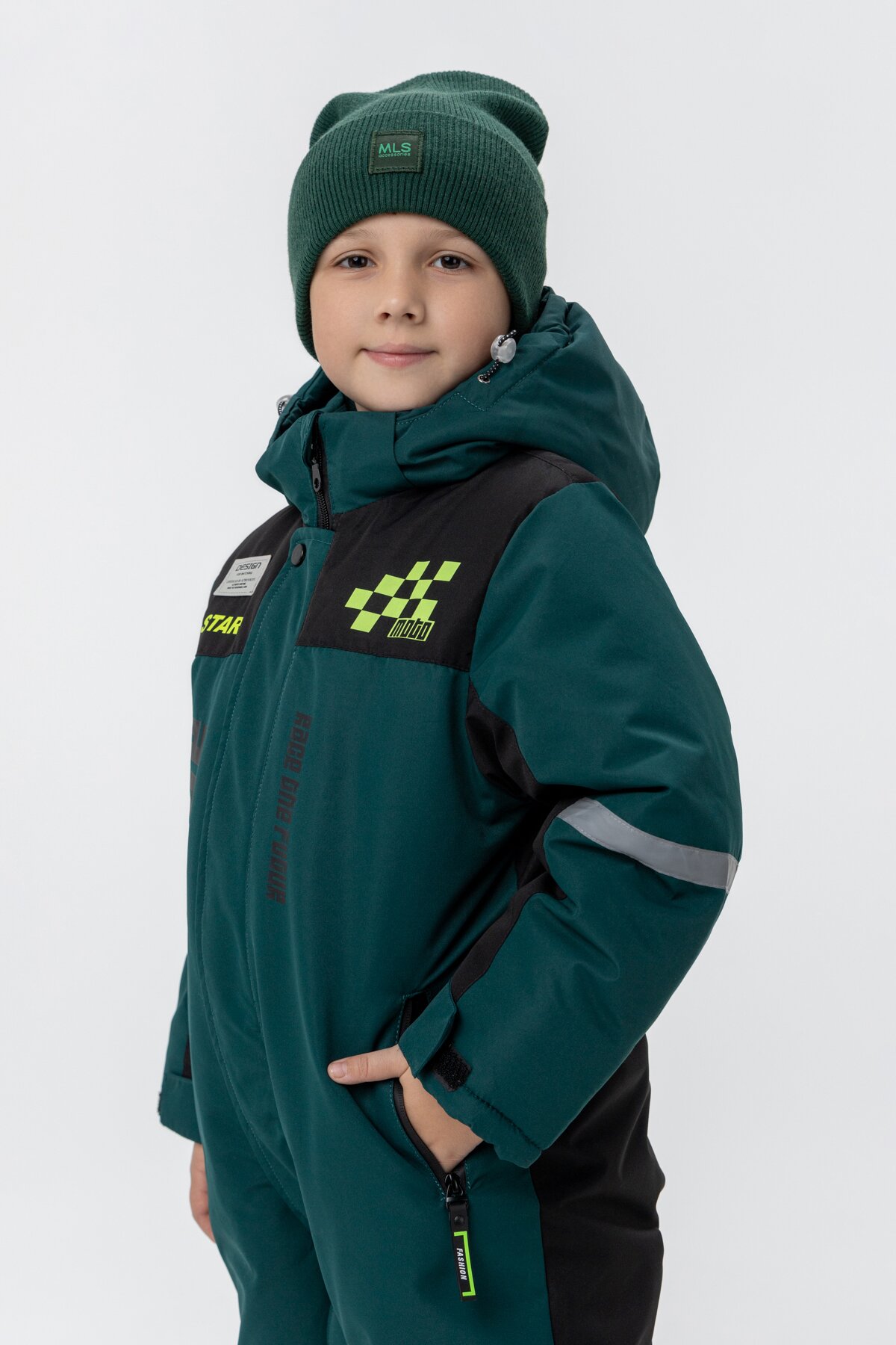 Комбінезон для хлопчика Snowgenius H20-011 128 см Зелений (2000989627579W)  Фото №4