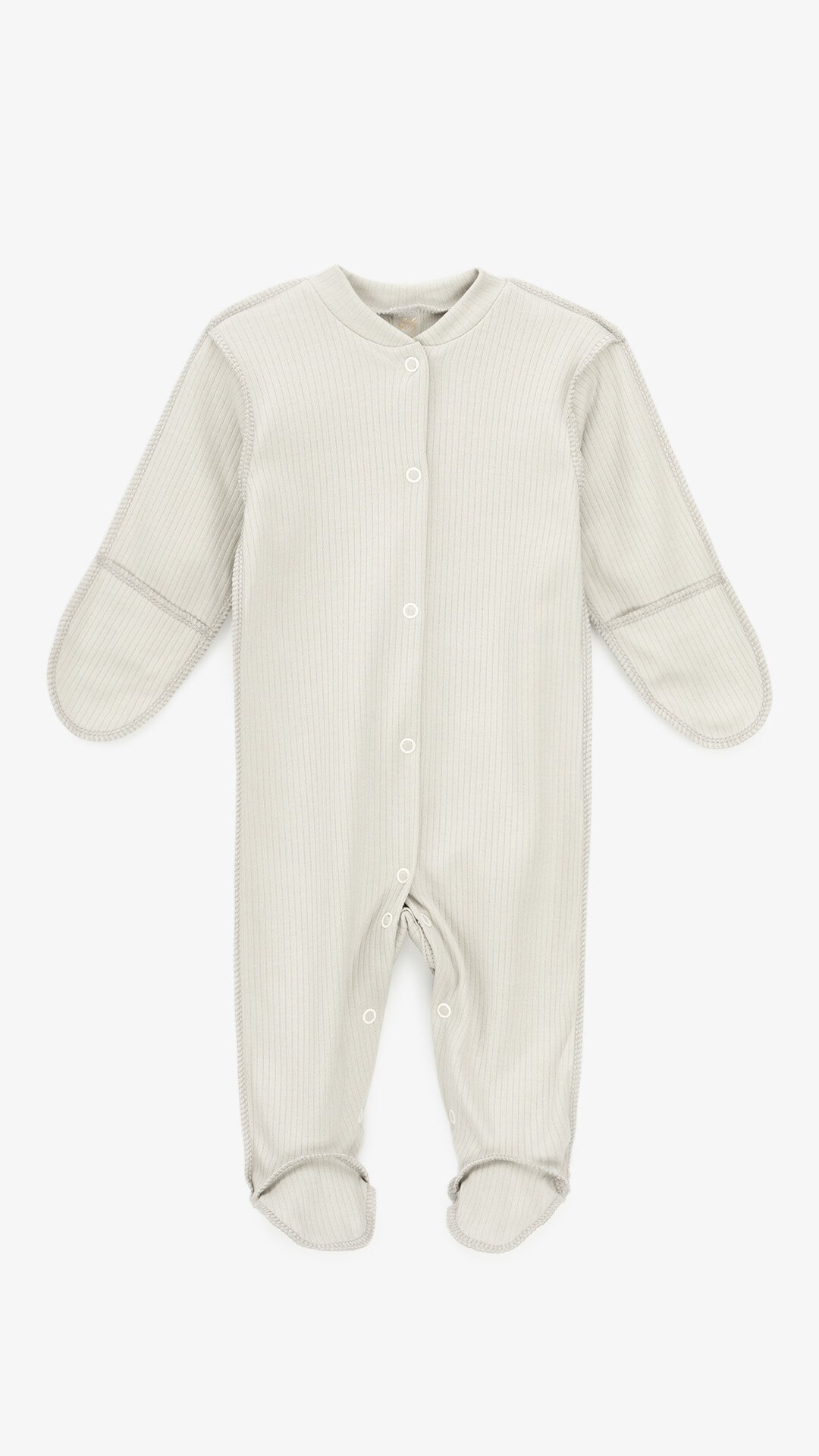 Комбинезон для малышей Baby Life Р-913 50 см Серый  Фото №0